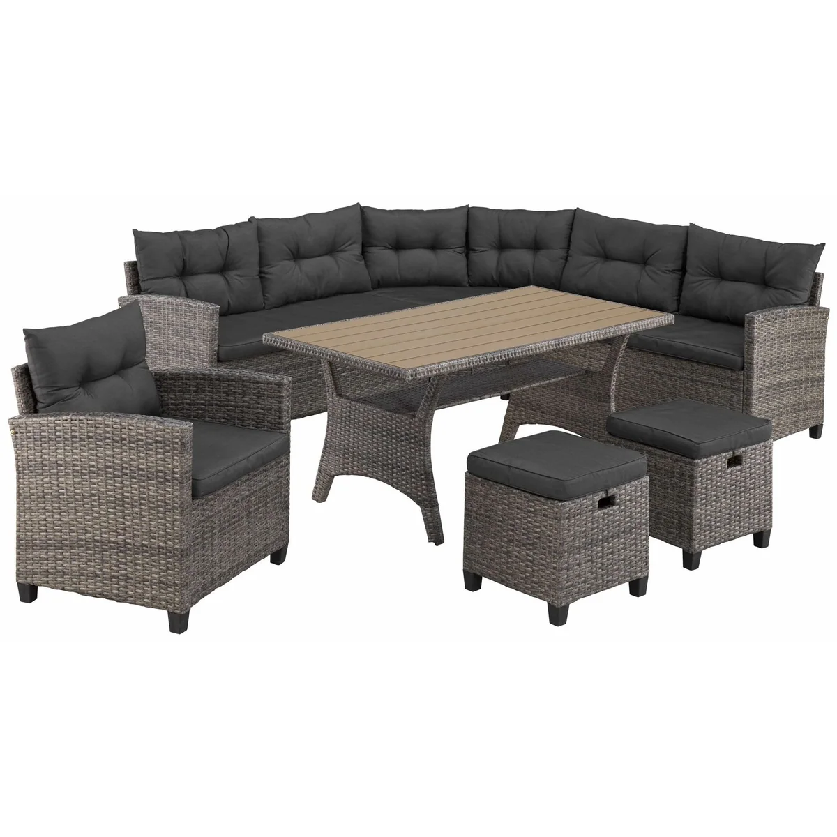 KONIFERA Gartenlounge-Set Keros Premium, 20-tlg., für 8 Personen, inkl. Auflagen 2