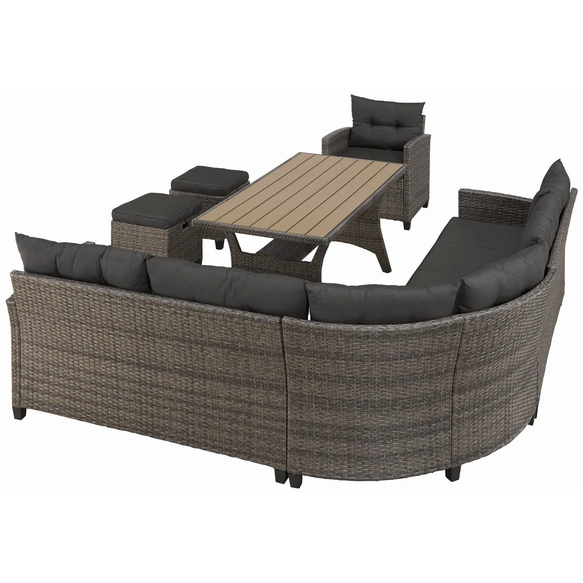 KONIFERA Gartenlounge-Set Keros Premium, 20-tlg., für 8 Personen, inkl. Auflagen 3