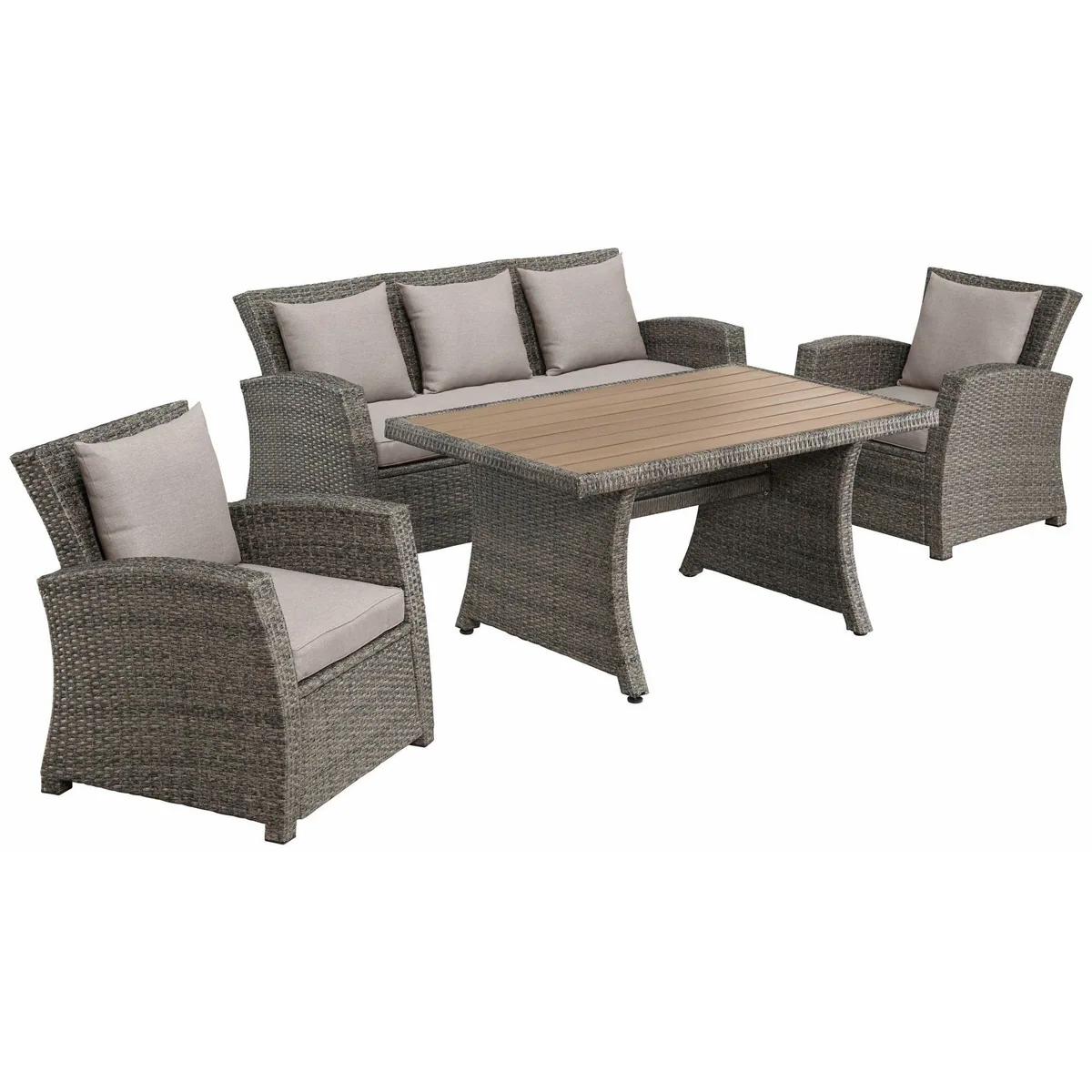 KONIFERA Gartenlounge-Set Siros, 12-teilig, komfortabel, stilvoll, wetterbeständig 2
