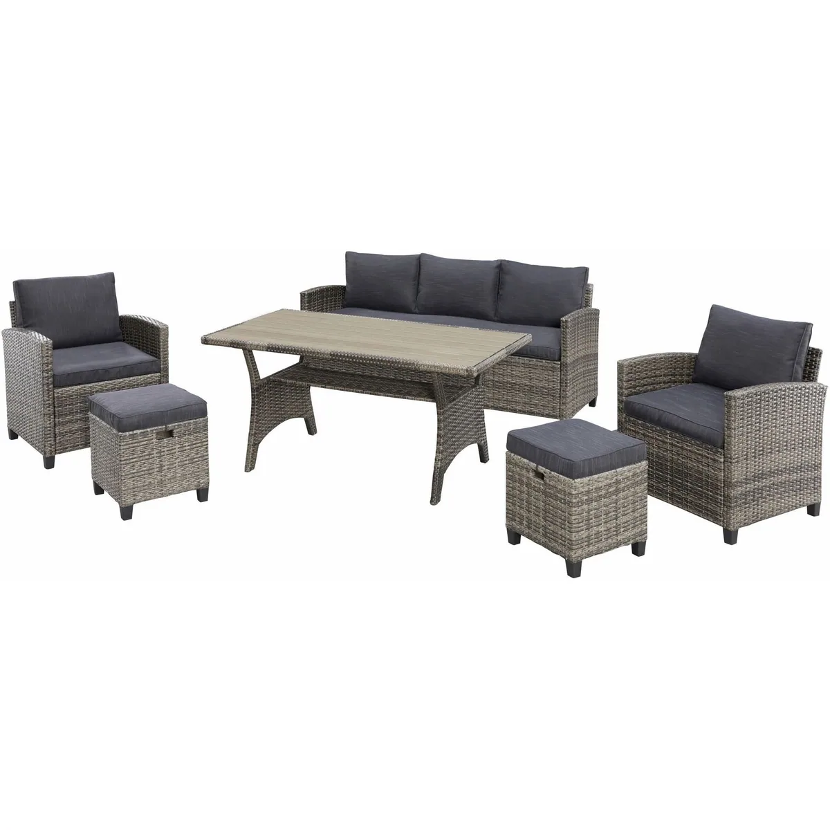 KONIFERA Gartenlounge-Set Amsterdam, 16-teilig, Platz für bis zu 7 Personen 3
