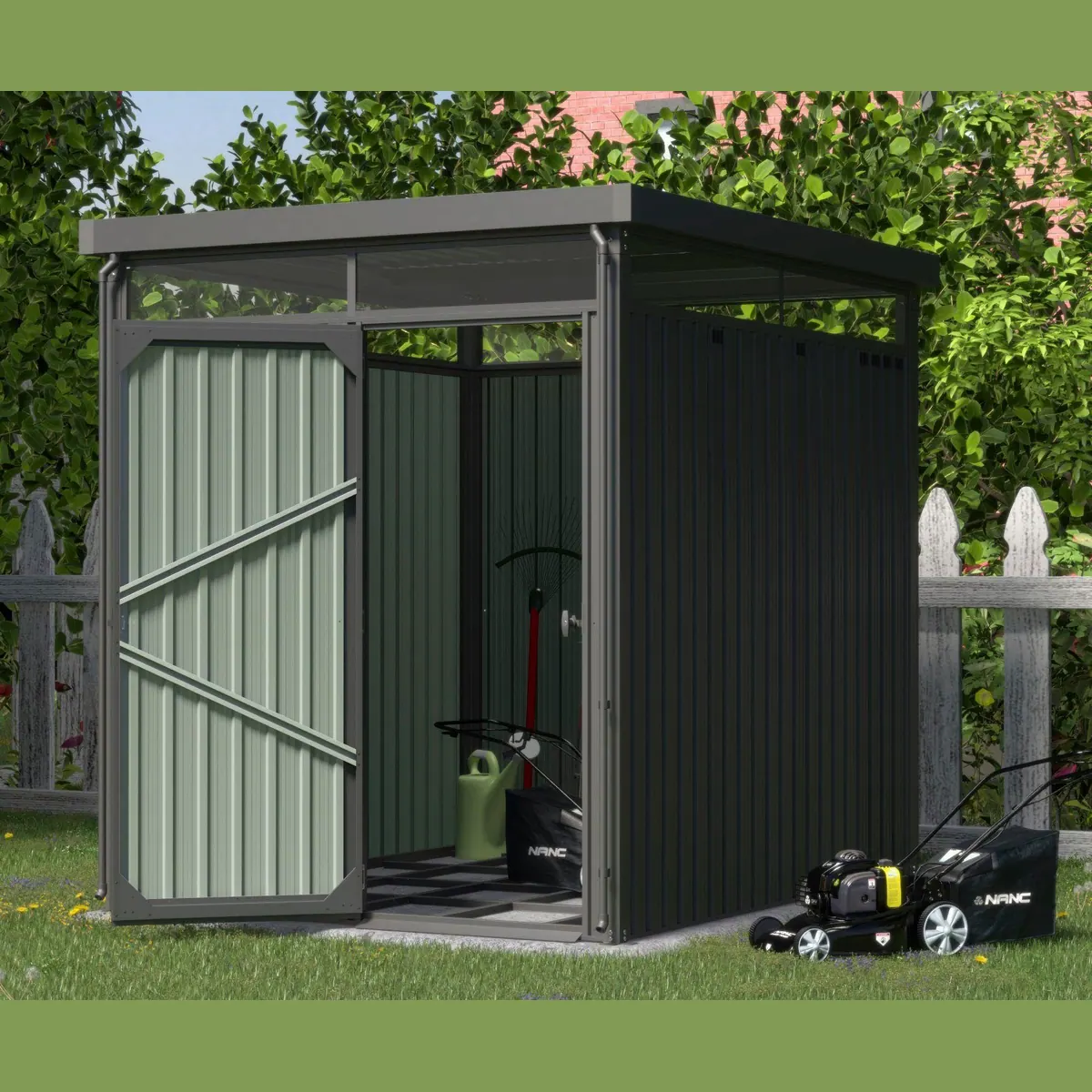 KONIFERA Gerätehaus Stefano mini, praktische Stauraumlösung für Ihren Garten 3