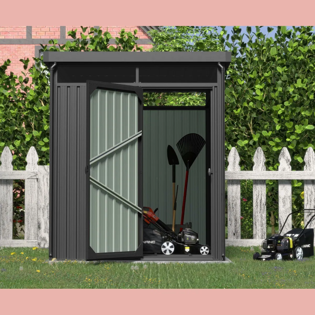 KONIFERA Gerätehaus Stefano mini, praktische Stauraumlösung für Ihren Garten 4