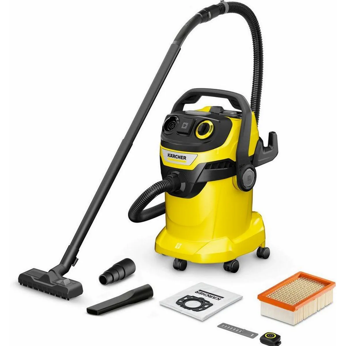 Kärcher WD 5 Control P Nass-Trocken-Sauger, beutellos, 1200 W, vielseitig einsetzbar