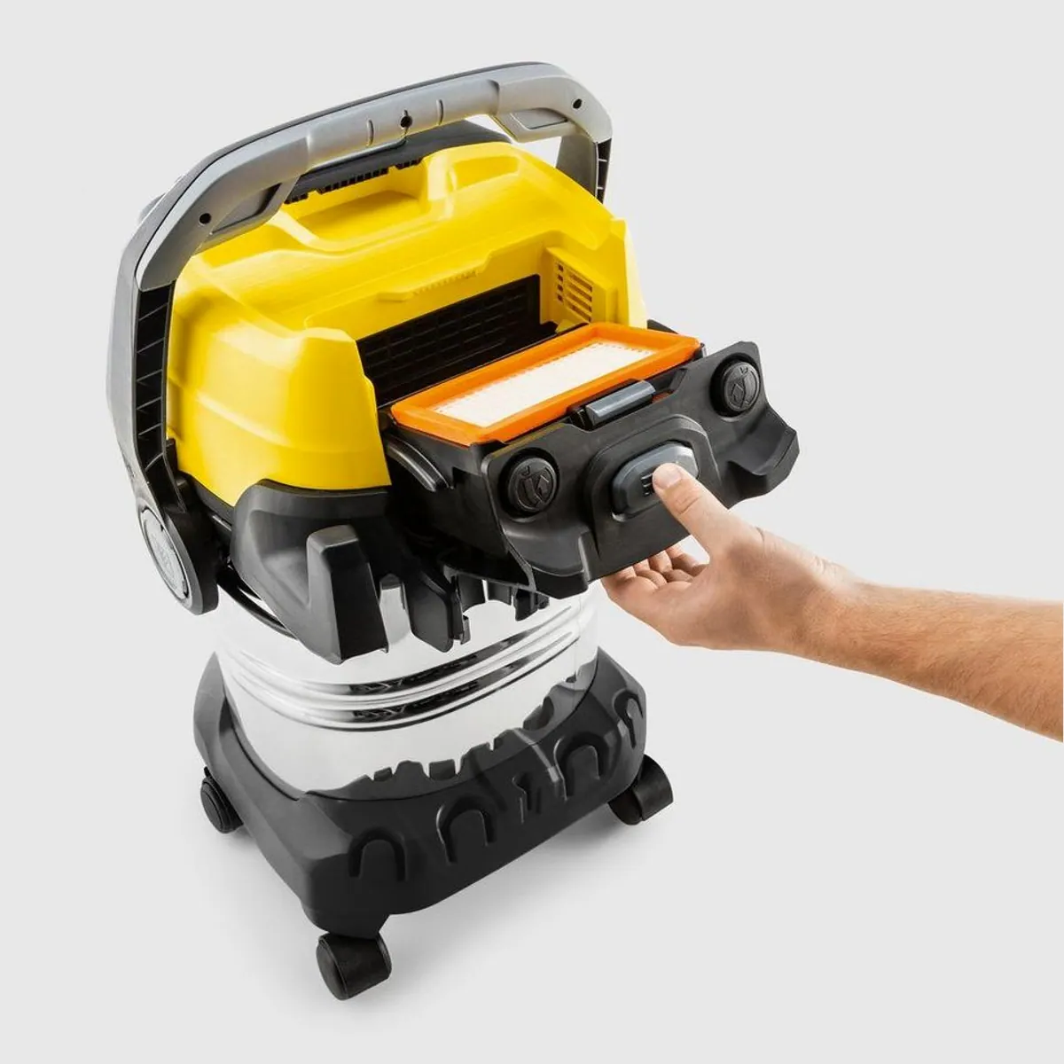 Kärcher WD 7 Control P S Nass-Trocken-Sauger, beutellos, 1400 W, innovative Steuerung 4