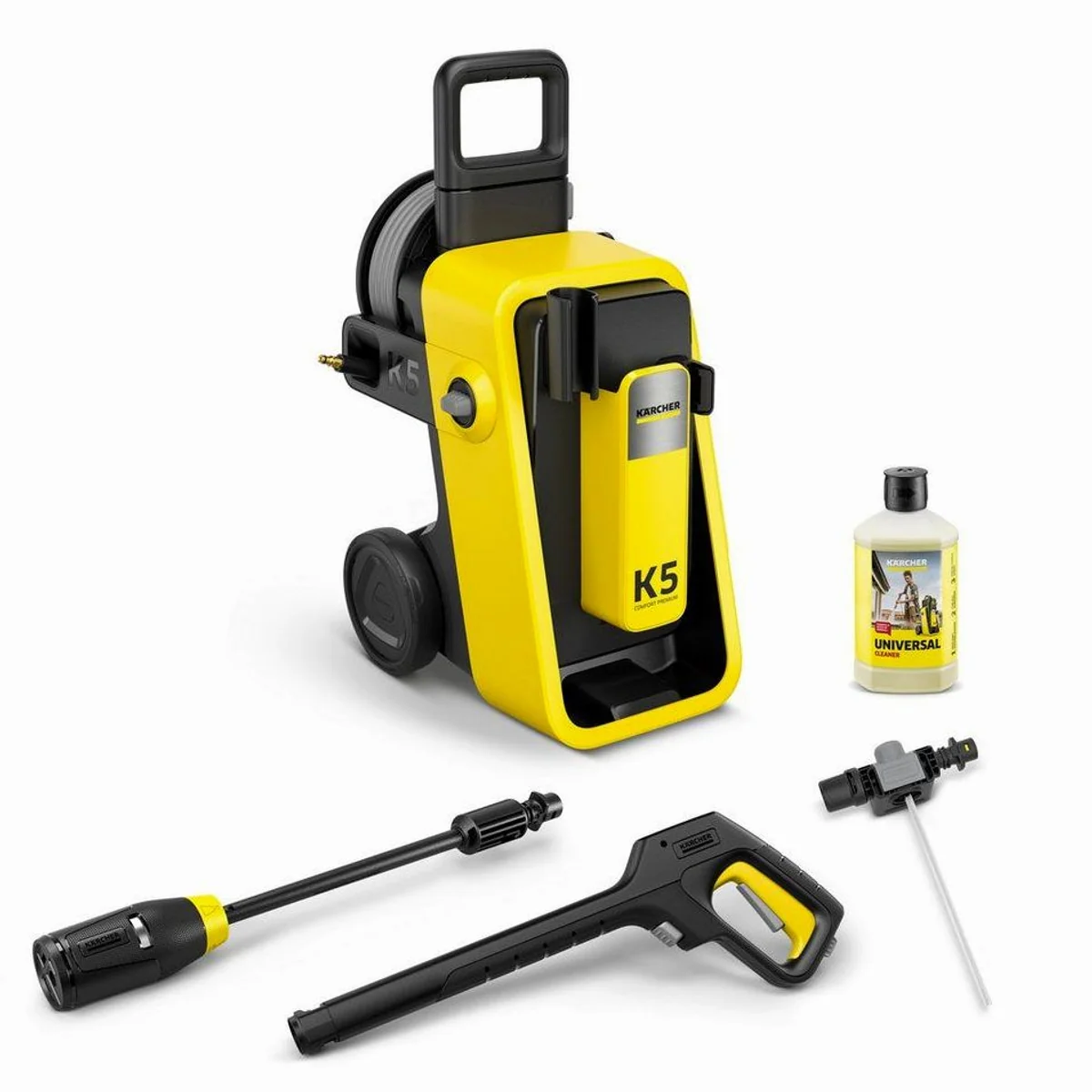 KÄRCHER K 5 Comfort Premium Hochdruckreiniger, 145 bar Druck, 500 l/h Fördermenge