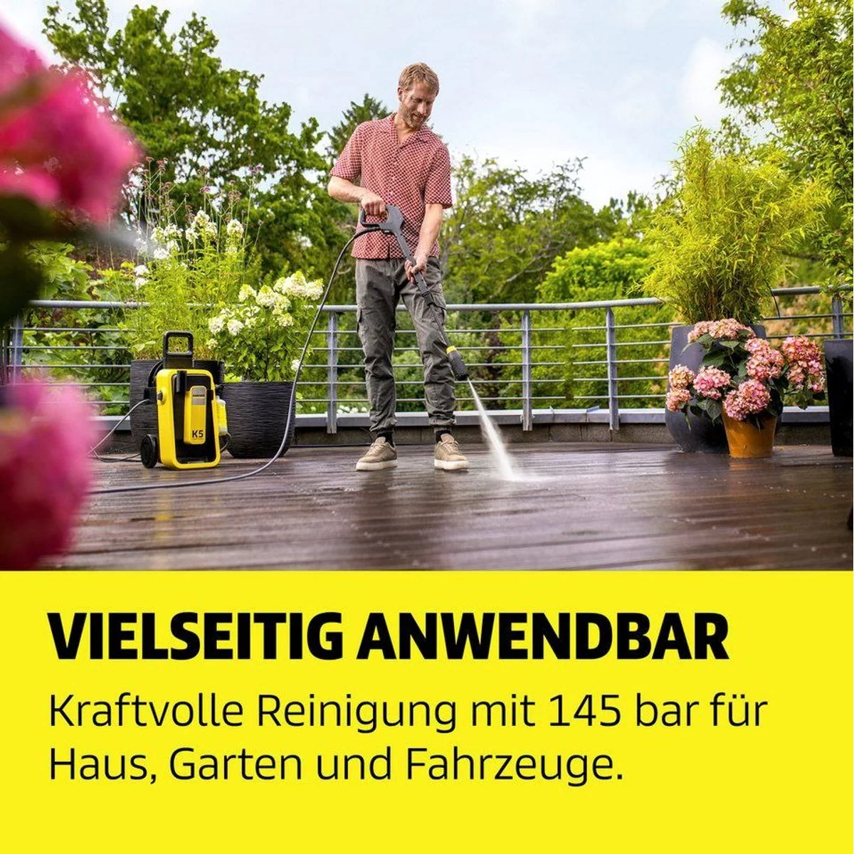 KÄRCHER K 5 Comfort Premium Hochdruckreiniger, 145 bar Druck, 500 l/h Fördermenge 4
