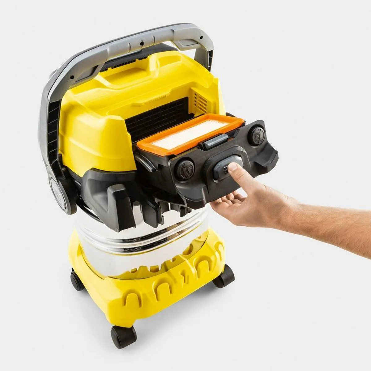 Kärcher WD 6 Control P, beutellos, 1300 W, Bluetooth-Fernbedienung 4