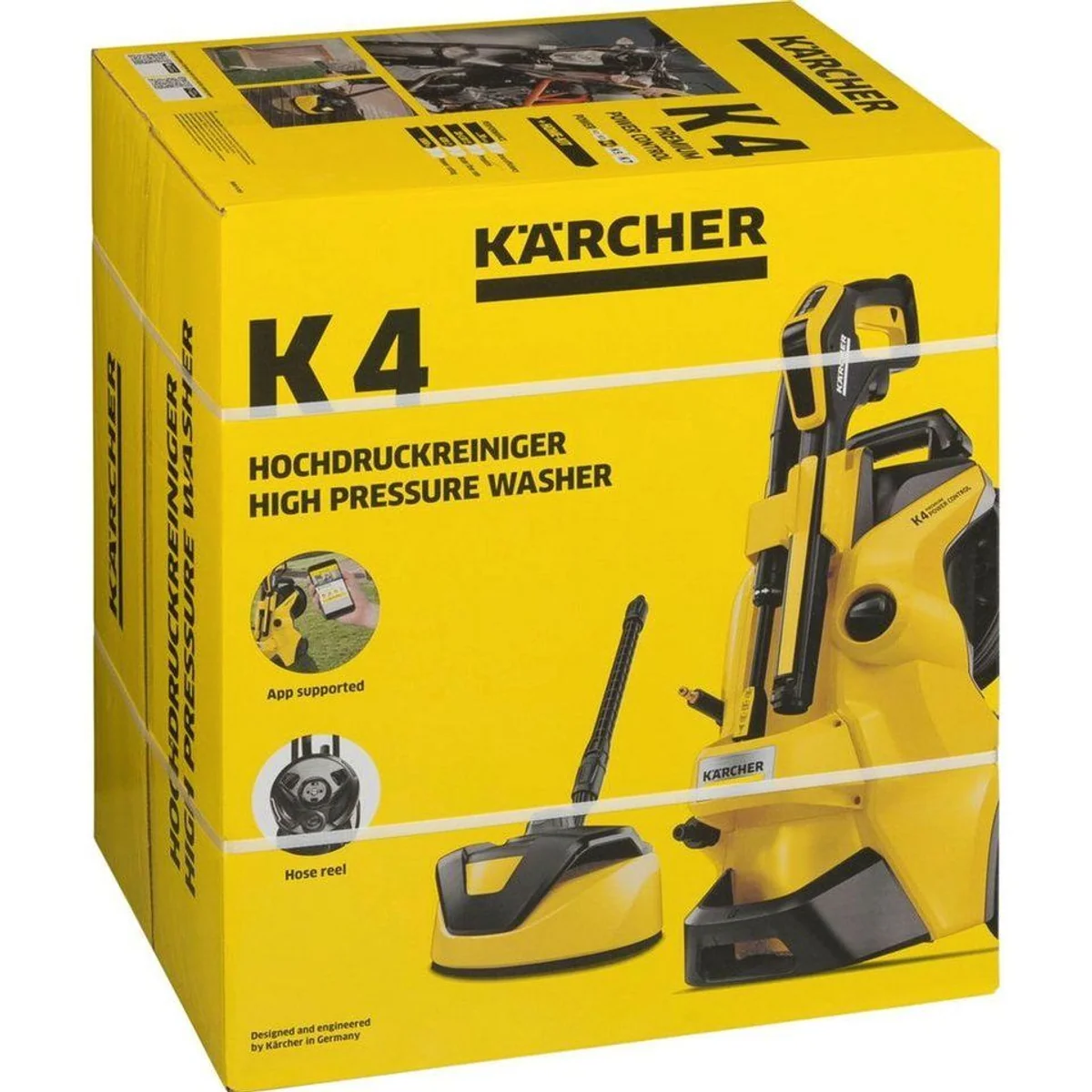 KÄRCHER K 4 Premium Power Control Hochdruckreiniger, intelligente Druckkontrolle, Home Kit inklusive