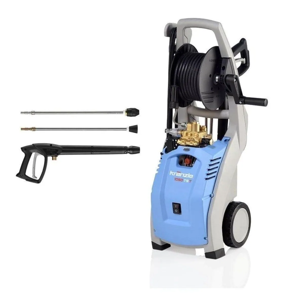 Kränzle K1050 TST Hochdruckreiniger, bis 130 bar, 1650 W, 450 l/h Fördermenge