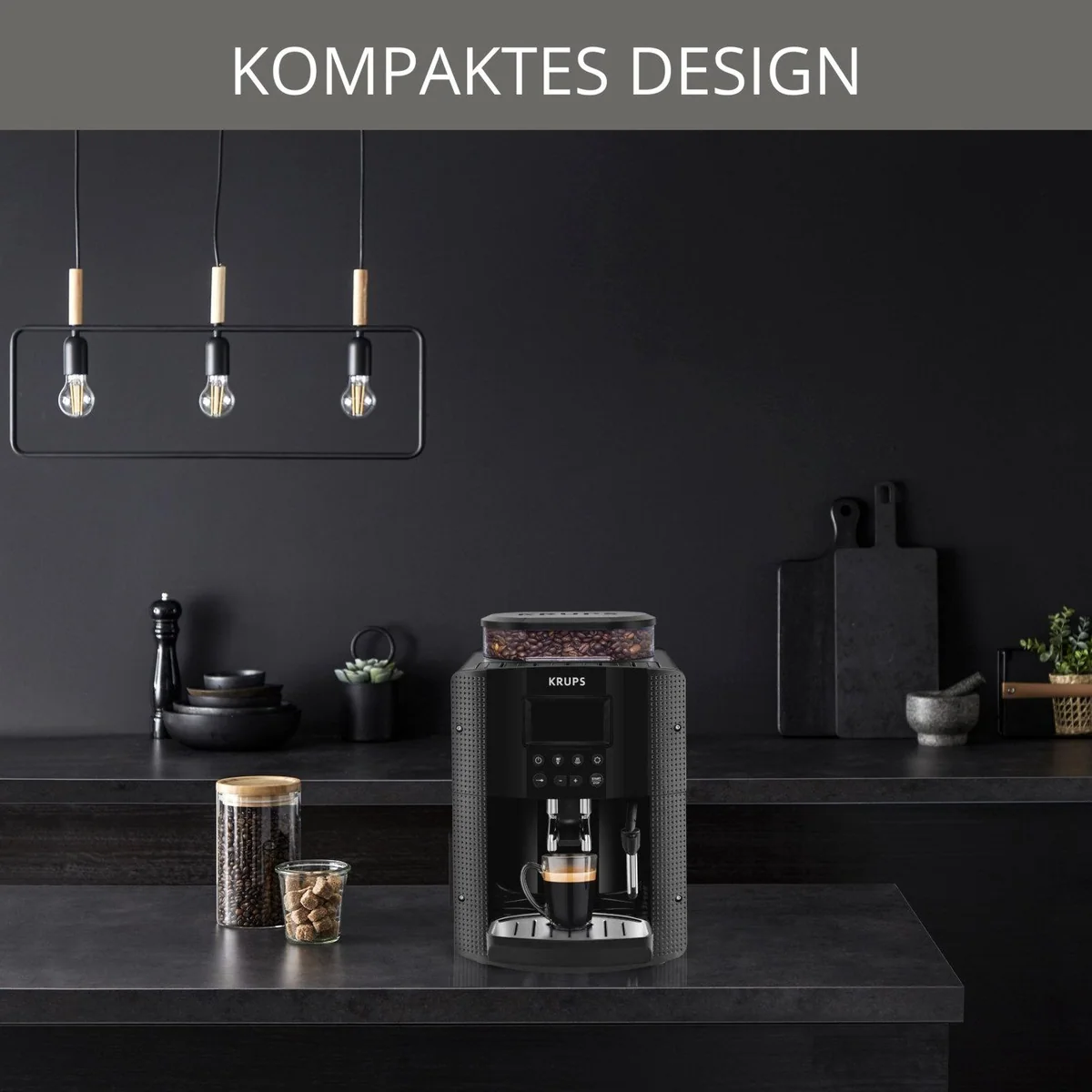 Krups EA8150 Kaffeevollautomat, intuitives LCD-Display, Speichermodus für Kaffeegenuss 3