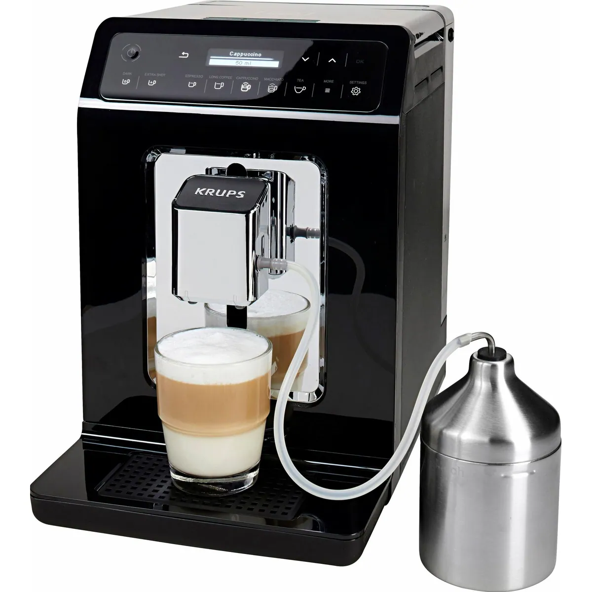 Krups EA8918 Evidence Kaffeevollautomat, OLED-Display, 12 Kaffee- und 3 Tee-Variationen 2