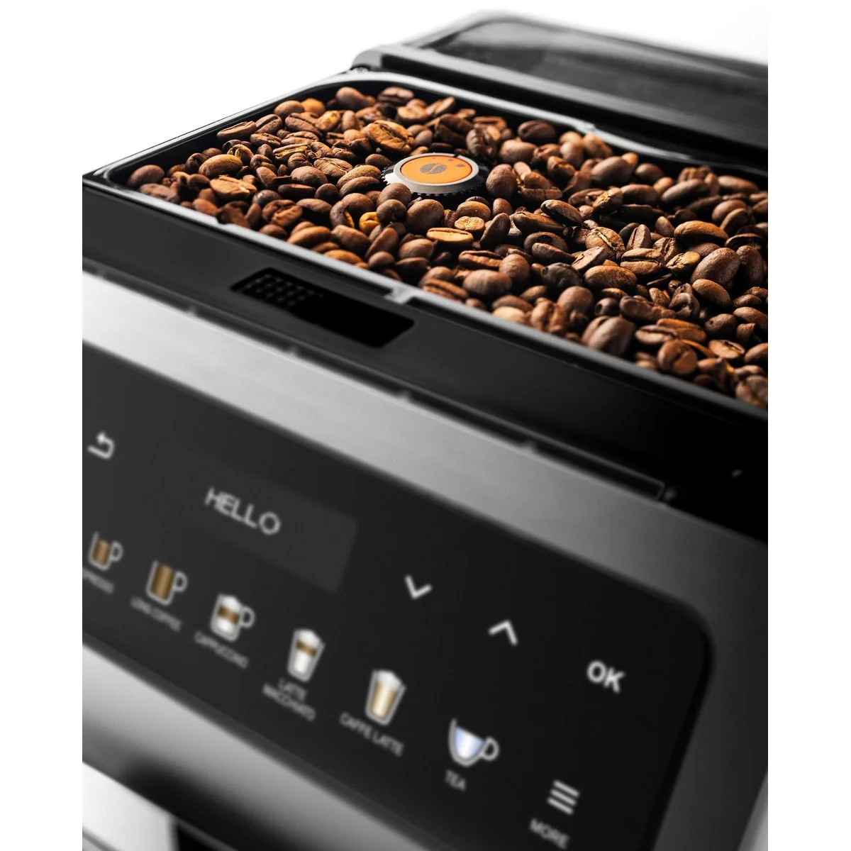 Krups EA894T Evidence Plus, One-Touch Cappuccino, Edelstahl-Kegelmahlwerk, innovative Barista Technologie 5