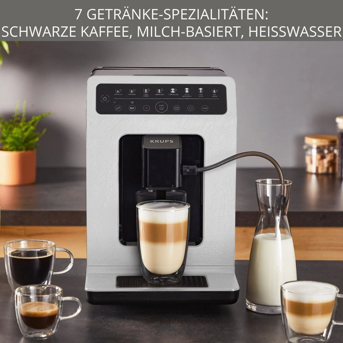 Krups EA897A Evidence ECOdesign, Touch-Steuerung, 8 Getränkespezialitäten 2