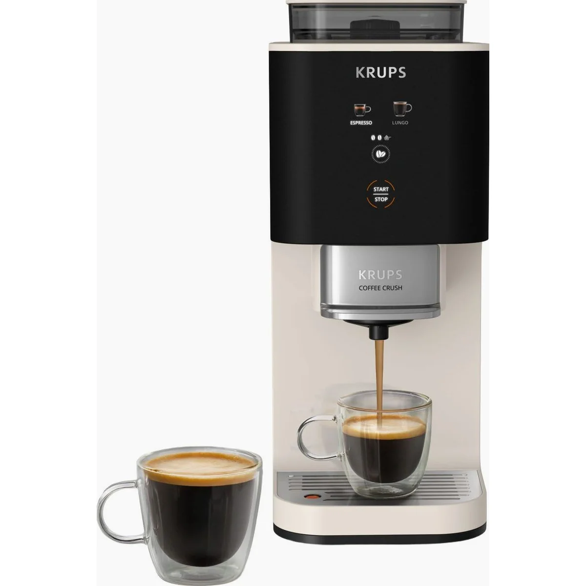 Krups Coffee Crush SA4001, kompakte Größe, einfache Bedienung, vielseitige Kaffeestärken