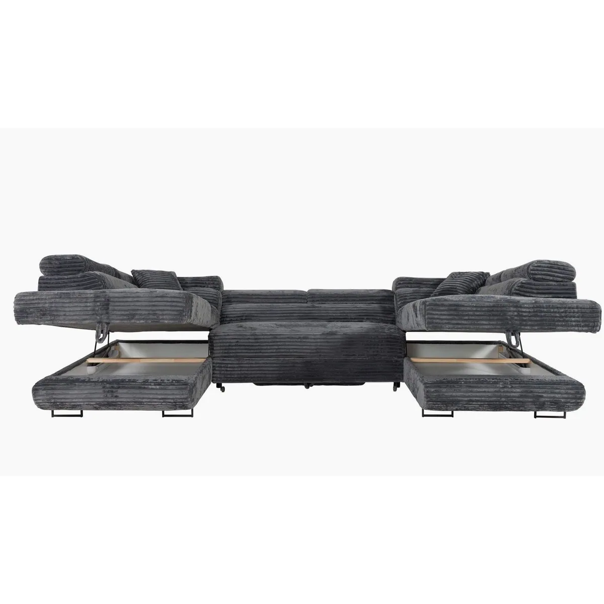 Labett GUSTAVO Wohnlandschaft, U-Form, mit Schlaffunktion und Bettkasten 5