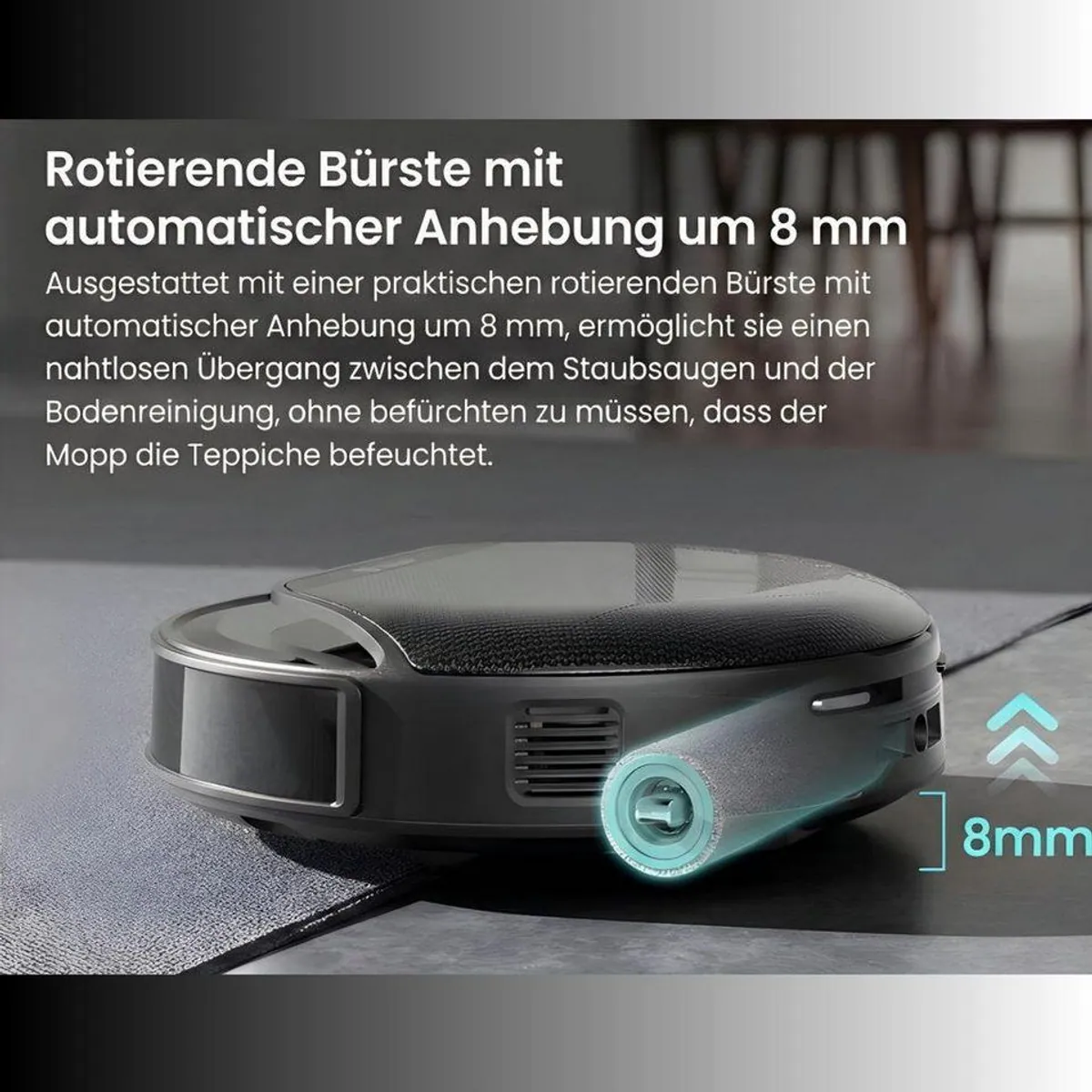 Lefant M5 Saug- & Wischroboter, 18.000 Pa Saugkraft, Laser Navigation, Selbstreinigungsstation 5