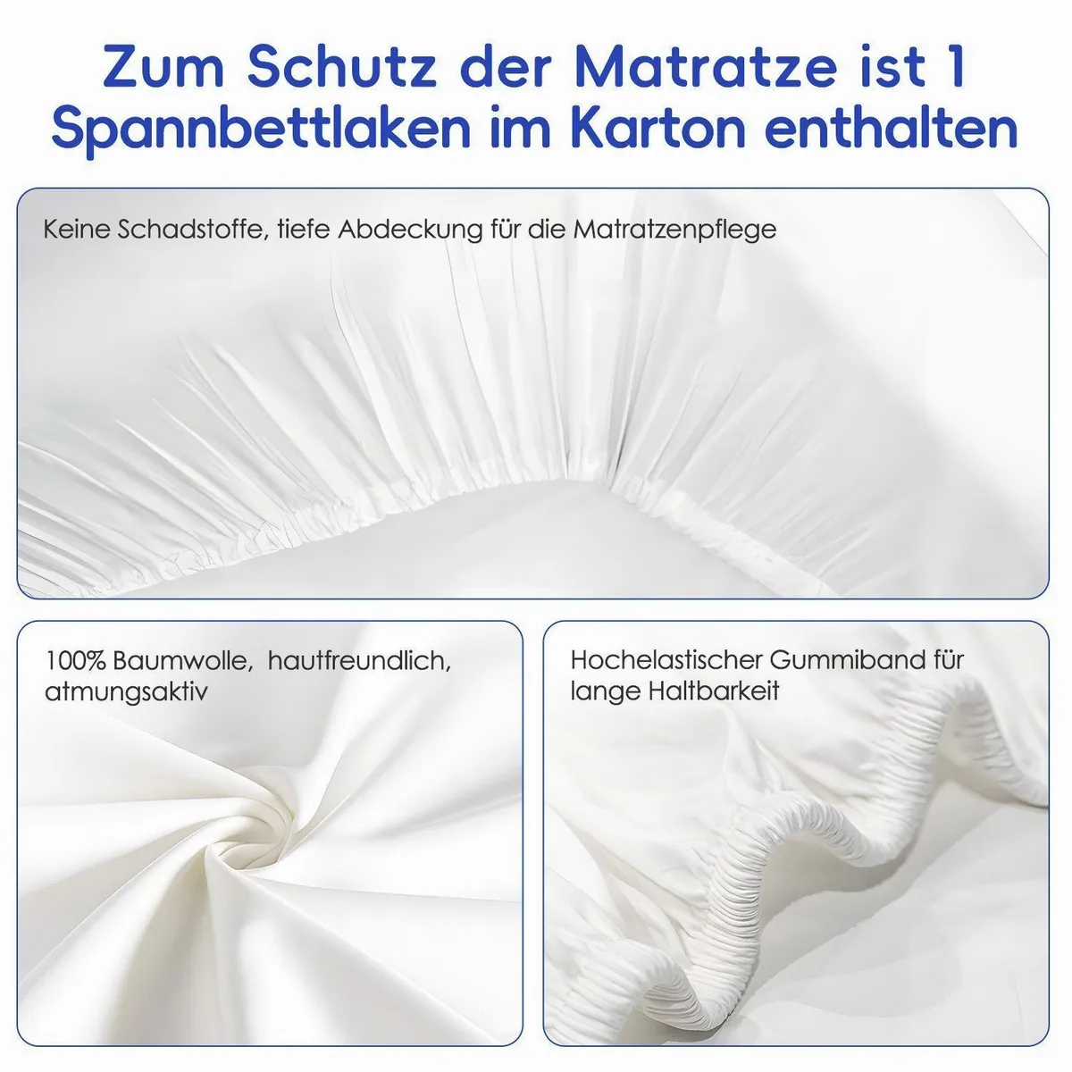 Lexzurn Taschenfederkernmatratze, 7 Zonen, atmungsaktiv, orthopädisch, 90x200 cm 5