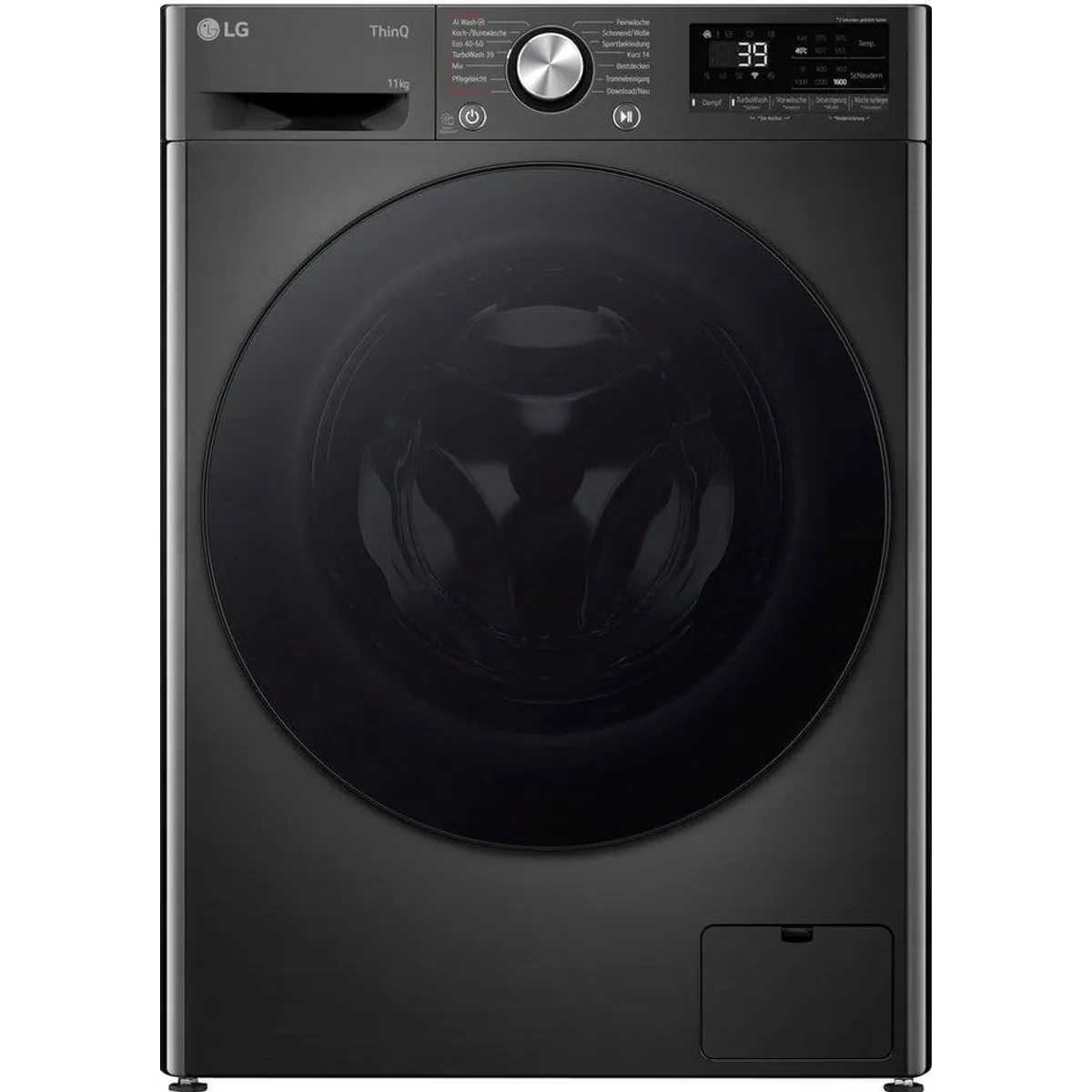 LG F6WR701YB Waschmaschine, 11 kg, 1600 U/min, mit Steam Funktion