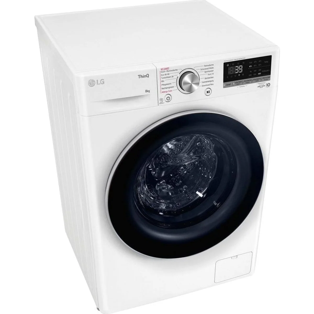 LG F4WV708P1E Waschmaschine, 8 kg, 1400 U/min, TurboWash — schnelles Waschen in 39 Minuten 2