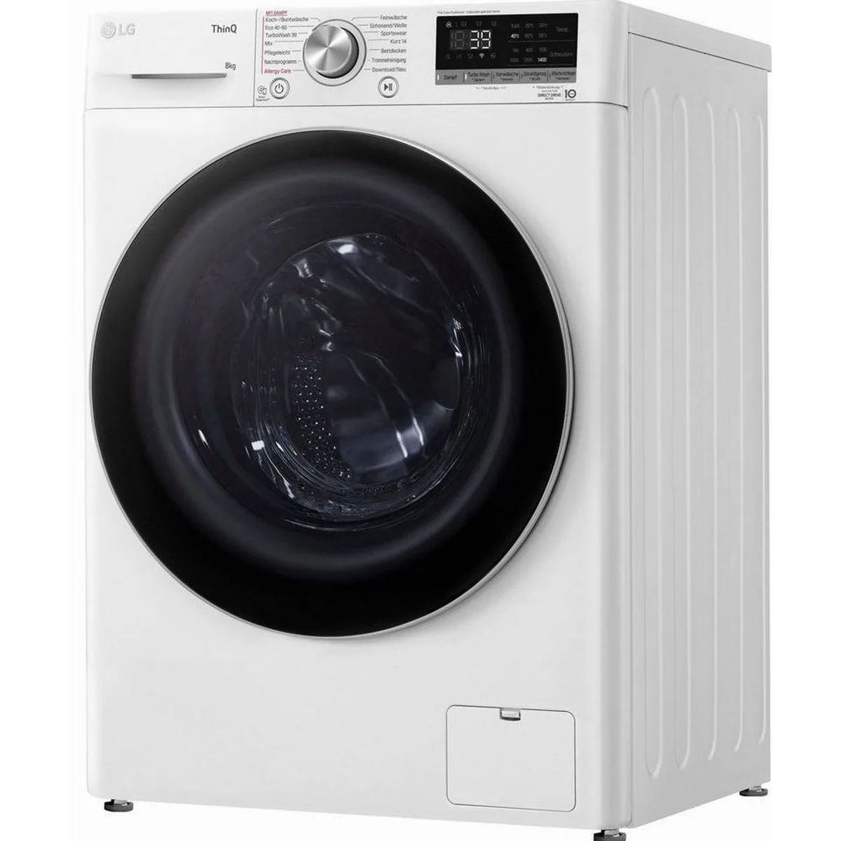 LG F4WV708P1E Waschmaschine, 8 kg, 1400 U/min, TurboWash — schnelles Waschen in 39 Minuten 3