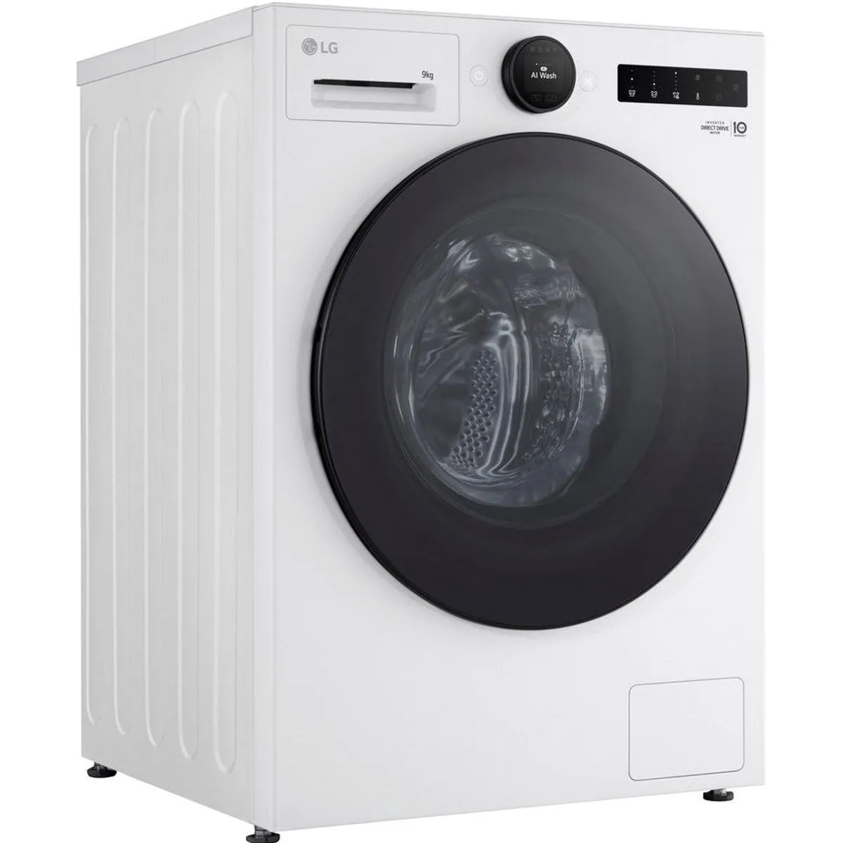 LG F4WX809YC Waschmaschine, 9 kg, 1400 U/min — energieeffizient, leise, Nachlegefunktion