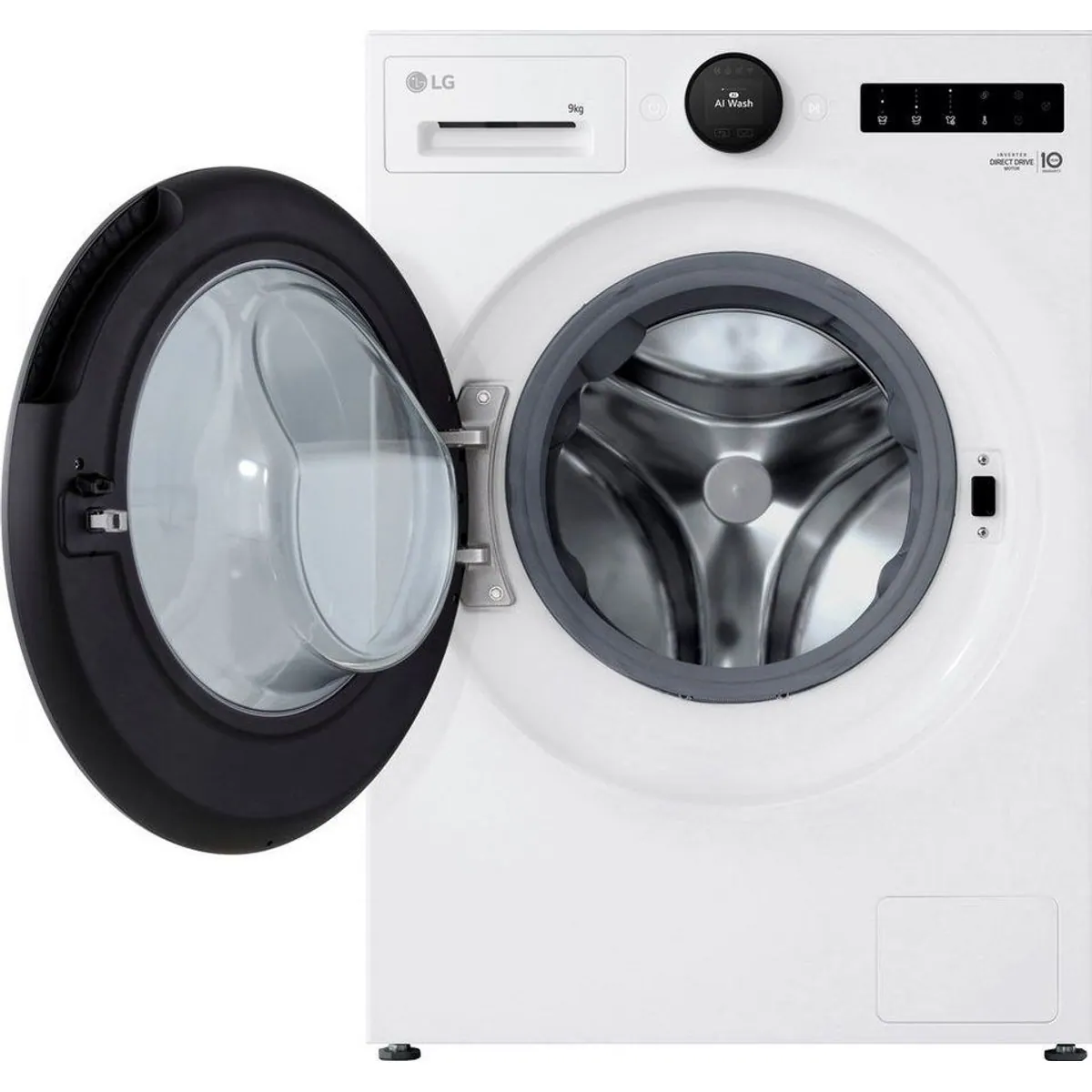 LG F4WX809YC Waschmaschine, 9 kg, 1400 U/min — energieeffizient, leise, Nachlegefunktion 4