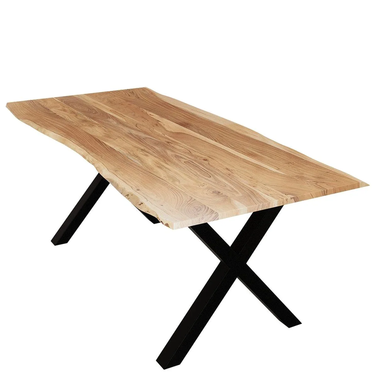 Liadomo Baumkantentisch Sammy, einzigartiges Design, wählbare Größen, robustes Metallgestell