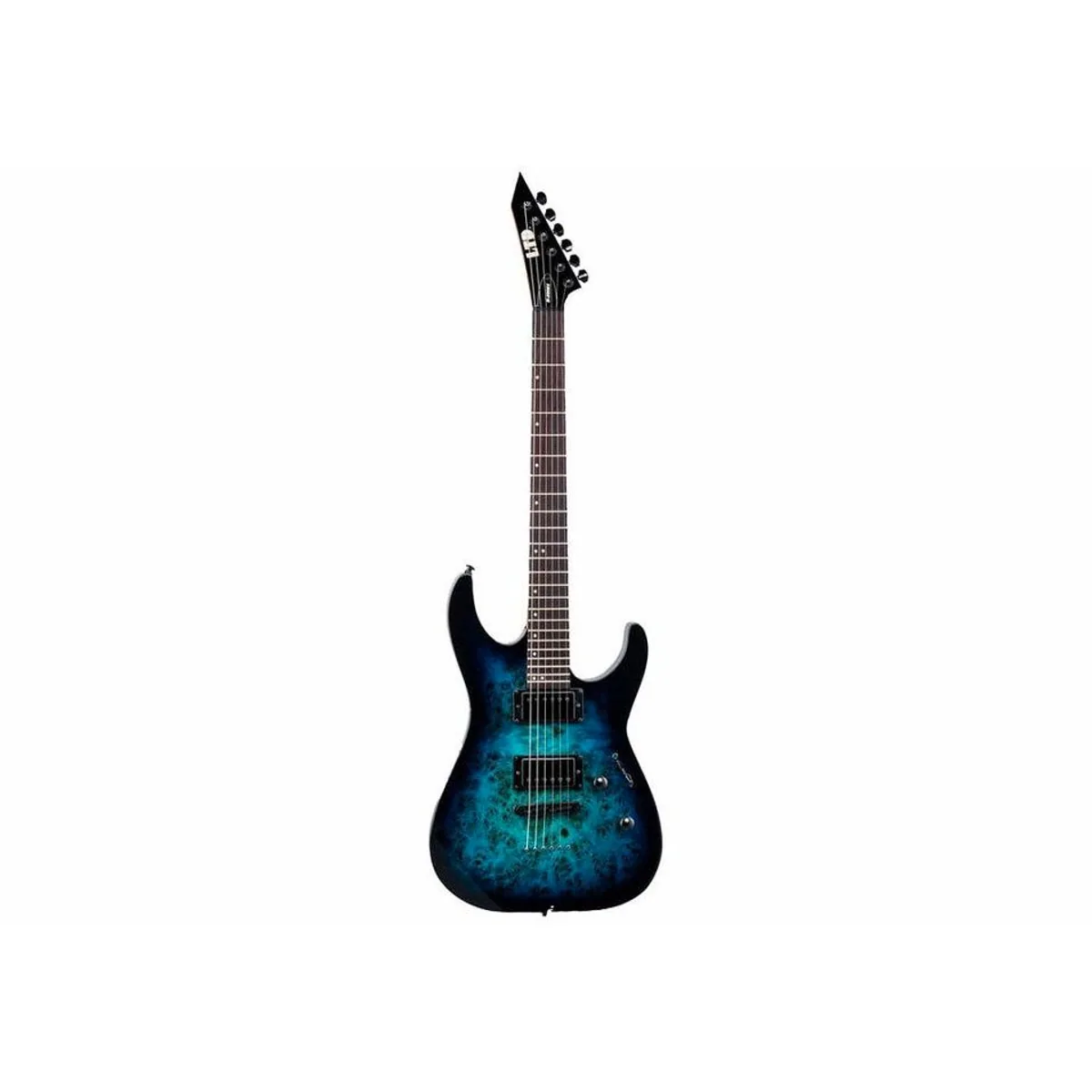 Ltd E-Gitarre M-200DX NT, Poplar Body, Roasted Maple Hals — Blue Burst Finish