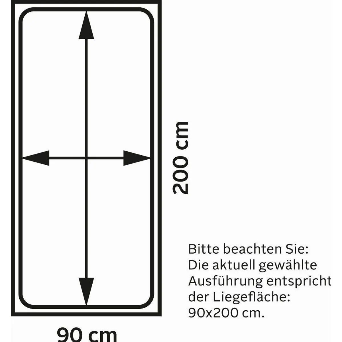 Maintal Polsterbett LAGO, Kunstlederbezug, stabiler Holzfuß — optimaler Einstiegskomfort 2