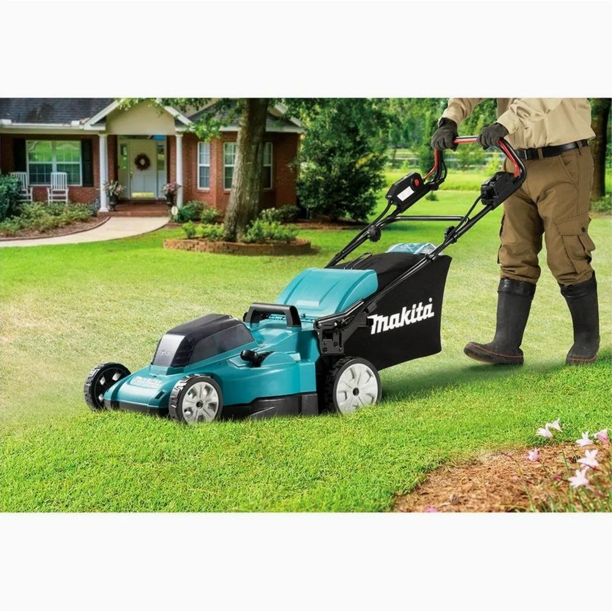 Makita Akku-Rasenmäher DLM481Z, 36 Volt, 48 cm Schnittbreite, Radantrieb 3