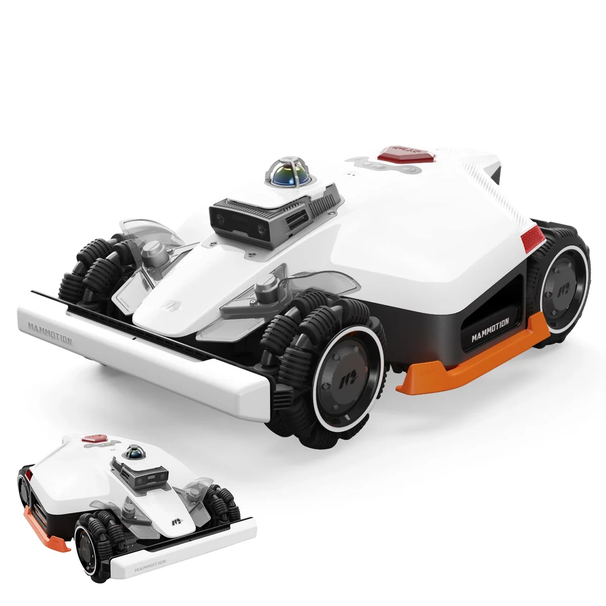 Mammotion LUBA 3 AWD Mähroboter, 360° LiDAR, Dual-Kamera-KI-Vision, Allradantrieb