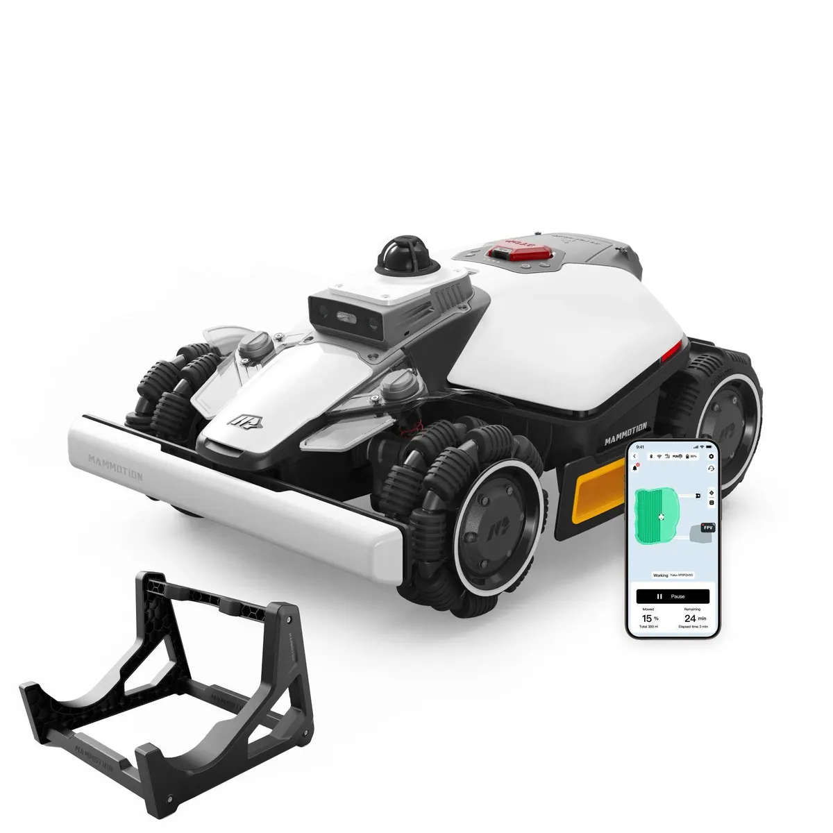 Mammotion LUBA Mini 2 AWD Mähroboter, kabellos, 360° LiDAR, für Rasenflächen bis 1500 m²