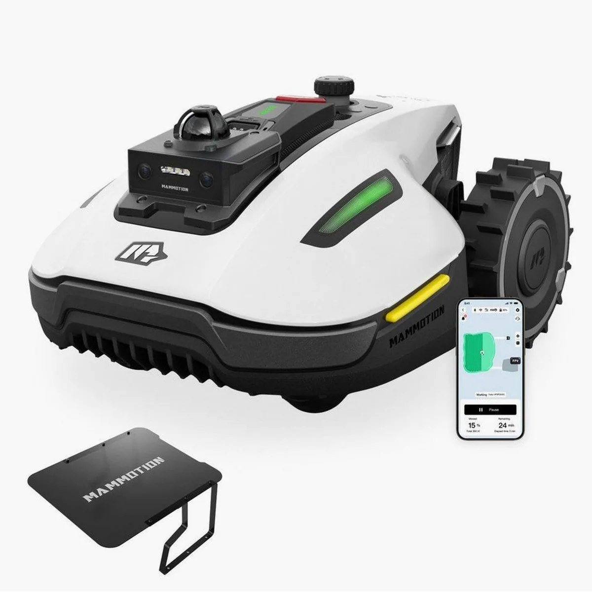 Mammotion YUKA Mini 2 Mähroboter, präzise 360° LiDAR Navigation, DropMow-Modus, intelligente Hinderniserkennung