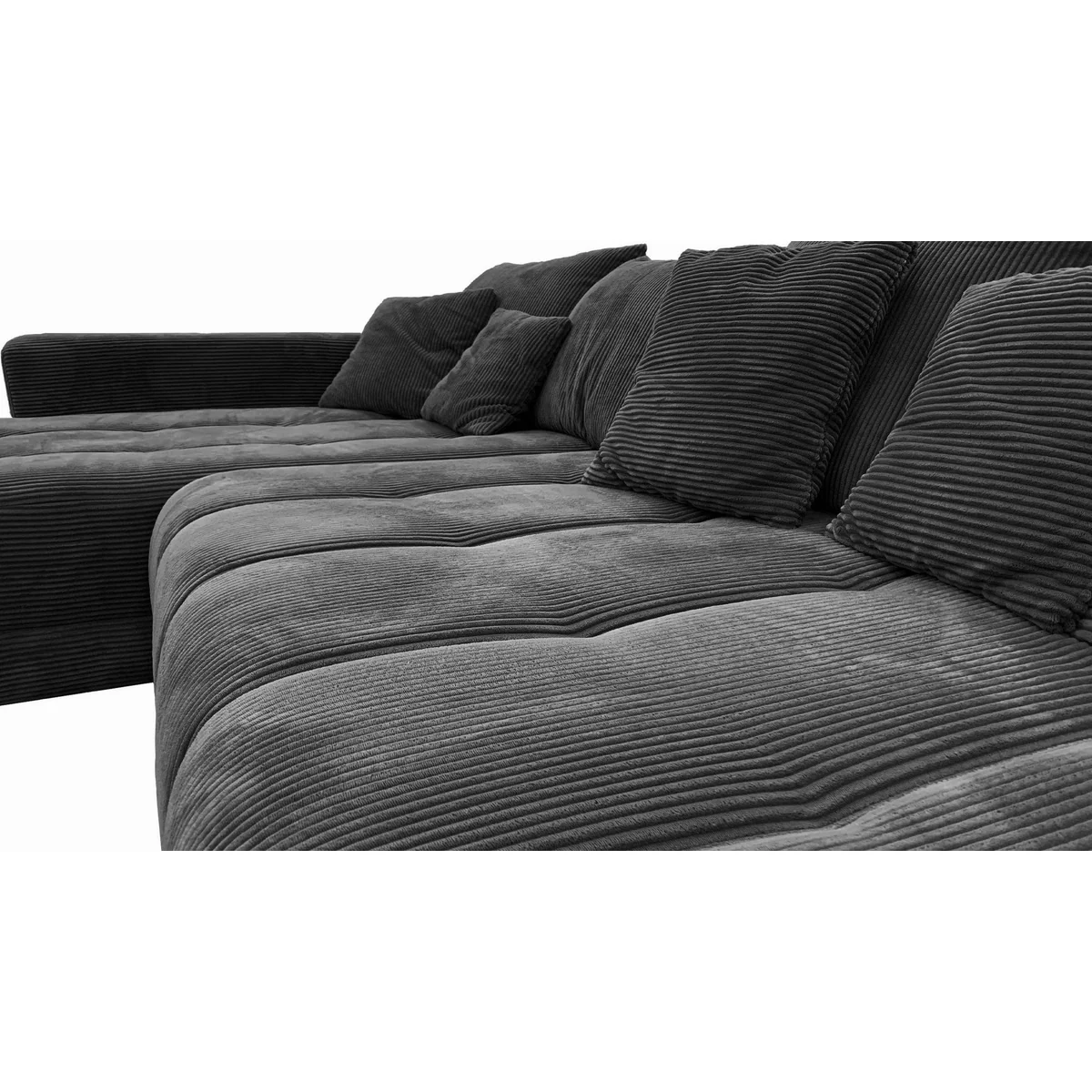 Massivart Ecksofa ARTEMIS, gemütlicher Cordbezug, inklusive Kissen-Set 3