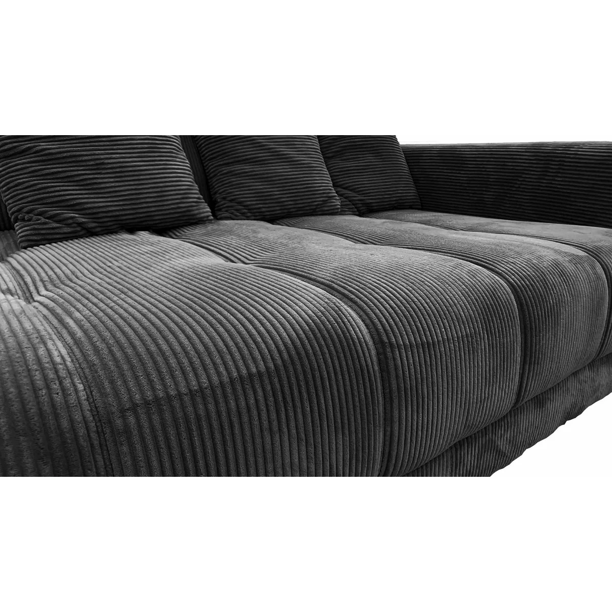 Massivart Ecksofa ARTEMIS, gemütlicher Cordbezug, inklusive Kissen-Set 4