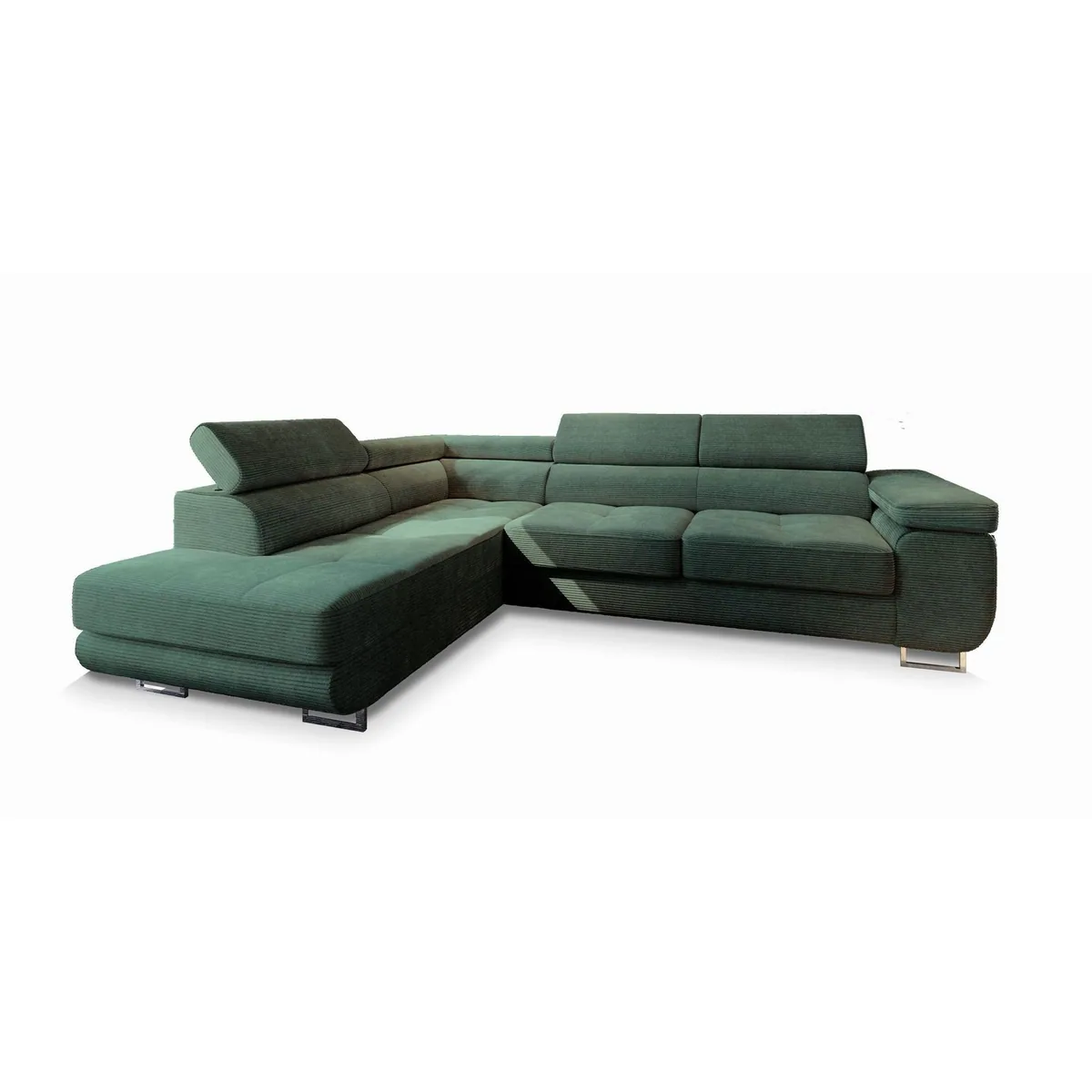 Masseno Ecksofa APIRO mit Schlaffunktion, elegantes Design, praktischer Stauraum