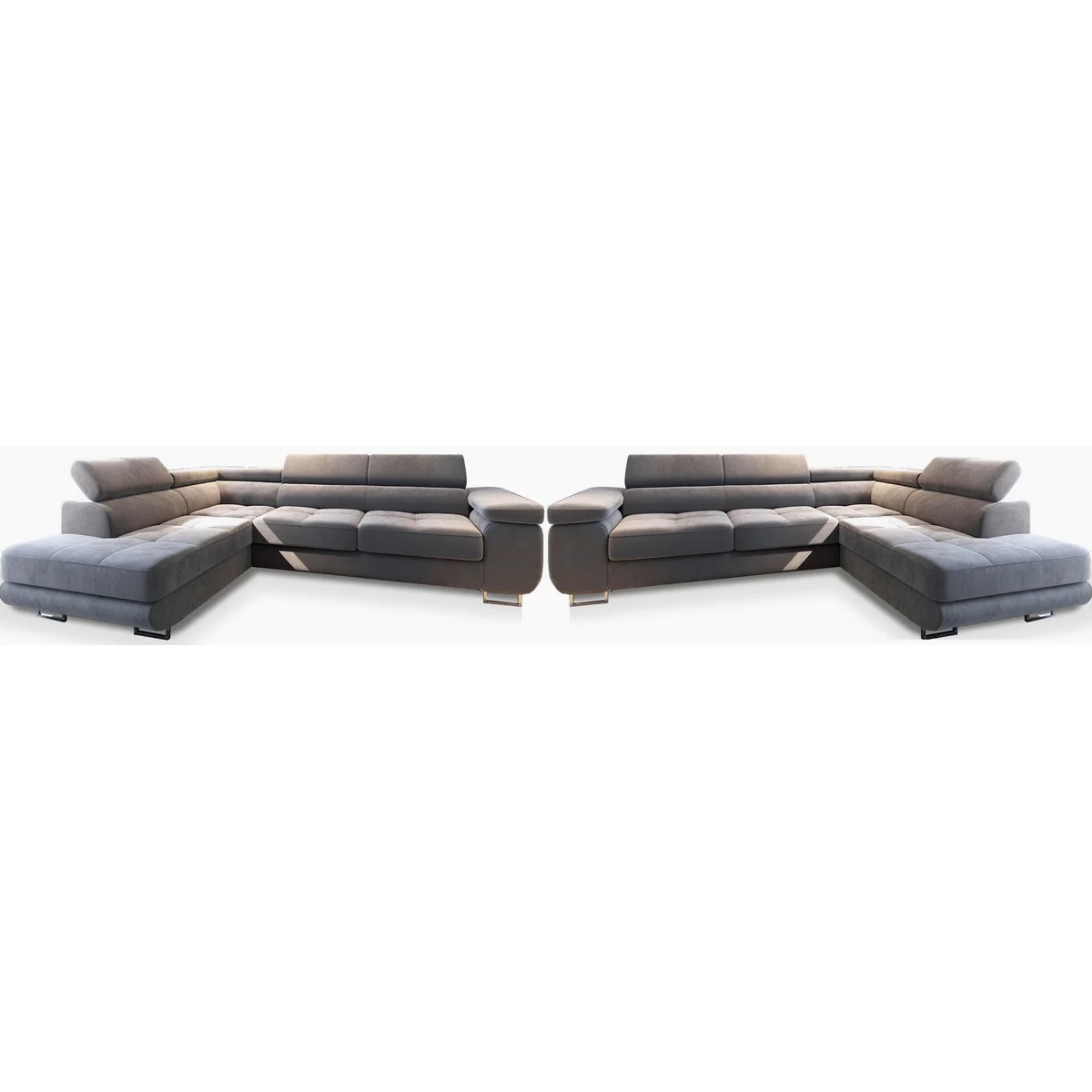 Masseno Ecksofa SELVA mit Schlaffunktion L-Form, elegantes Design und praktische Stauraumlösung 5