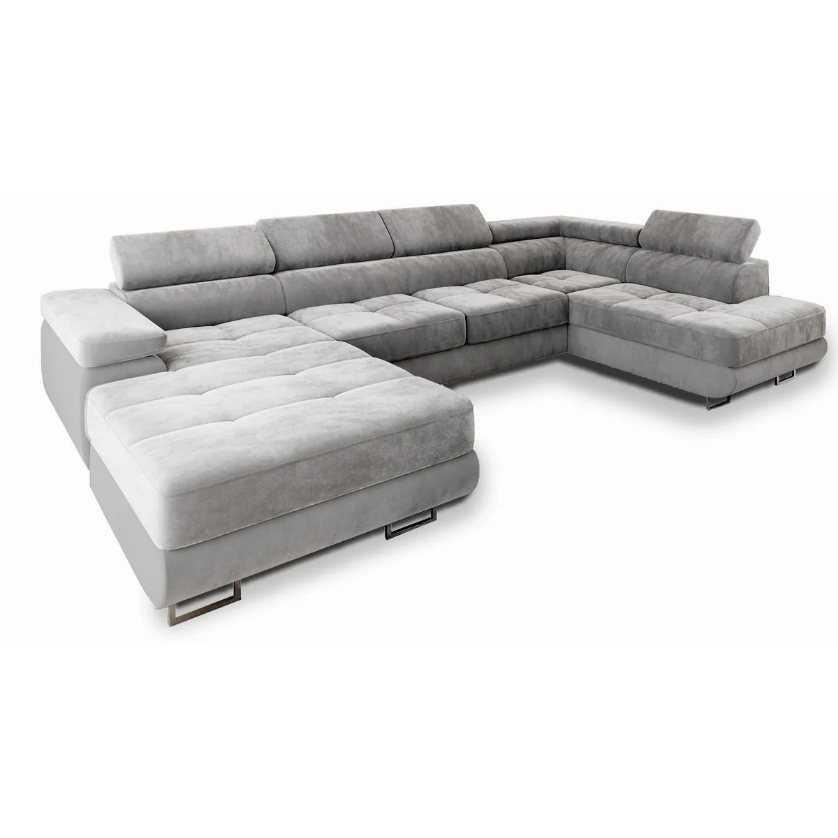 Masseno Ecksofa CASONE, U-Form, Schlaffunktion & Stauraum — Eleganz und Komfort 2