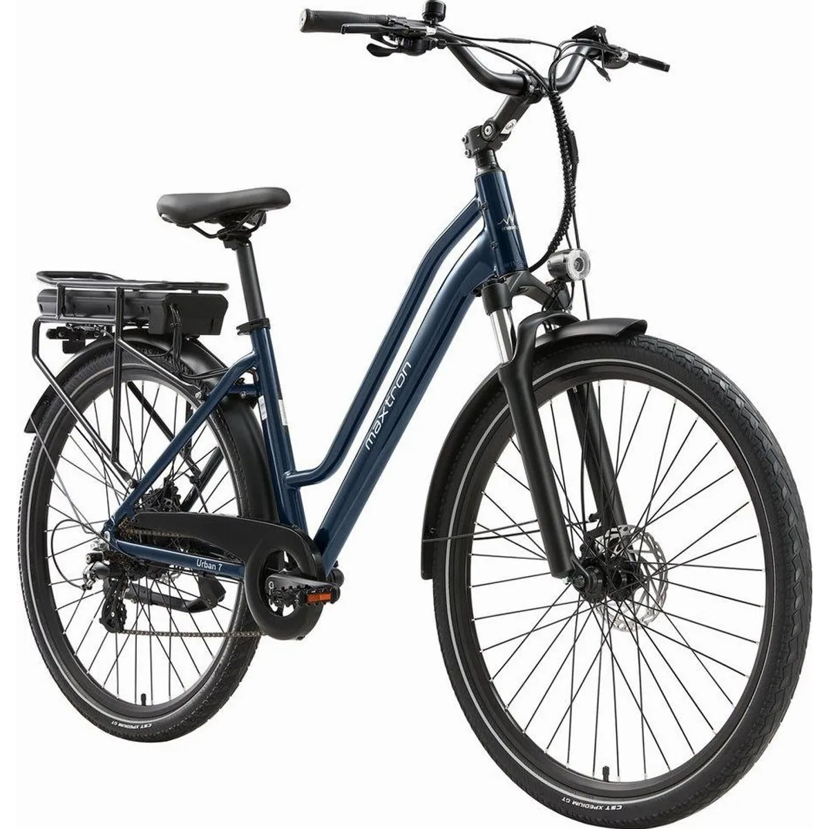 Maxtron Urban 7 E-Citybike, 7-Gang Shimano, 460,8 Wh Akku, Tiefeinsteiger für Damen 2