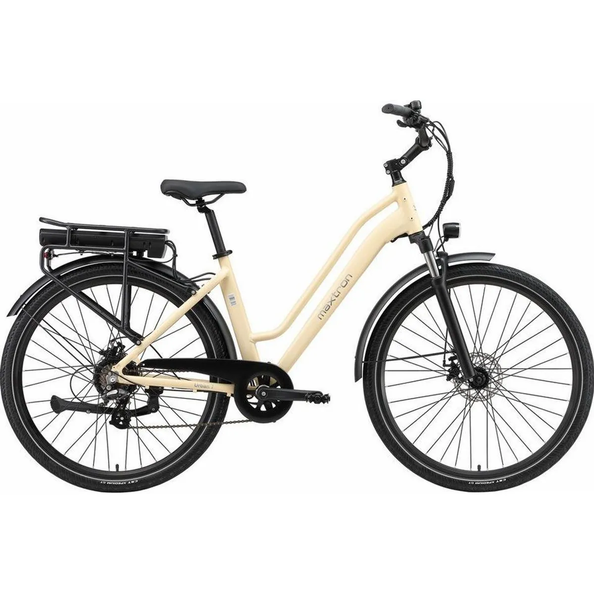Maxtron Urban 7 E-Citybike, 7-Gang Shimano, effizienter Heckmotor — Komfortabel, vielseitig, elegant