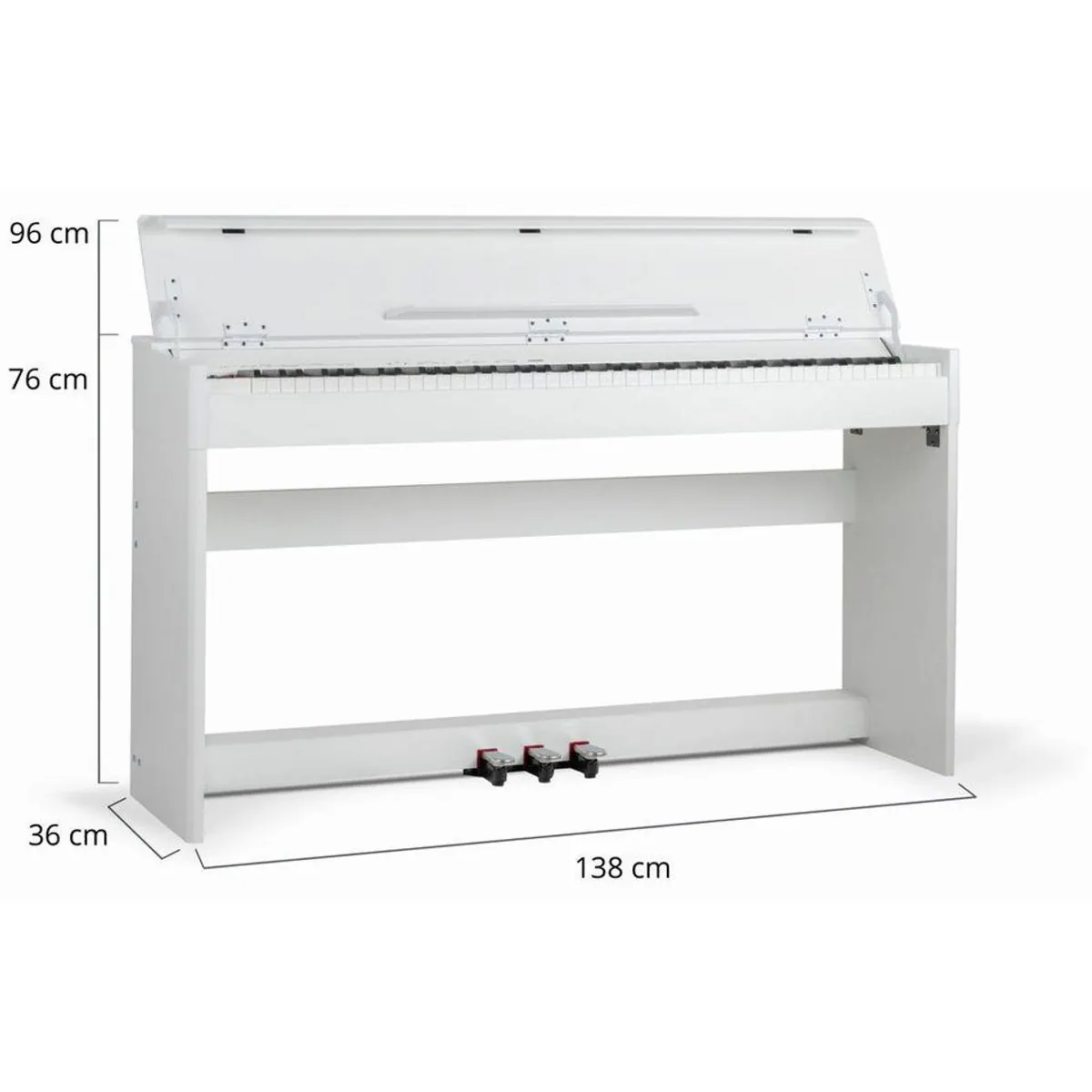 McGrey DP-18 Digitalpiano, 88 gewichtete Tasten, 128 Klänge und 600 Begleitrhythmen 4