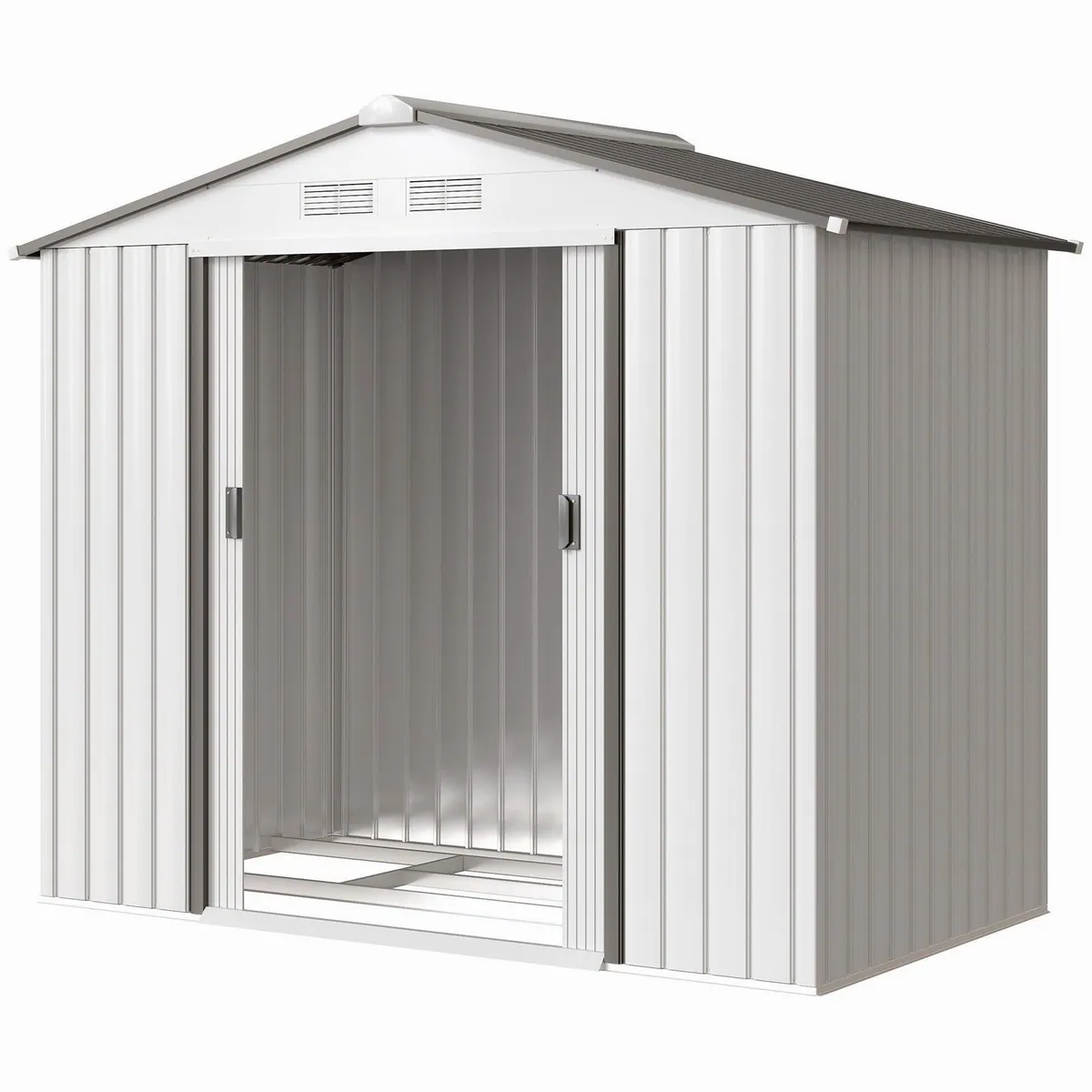 MC Star Gerätehaus, großer Stauraum, robust und langlebig, belüftet — 213x130x185 cm 2