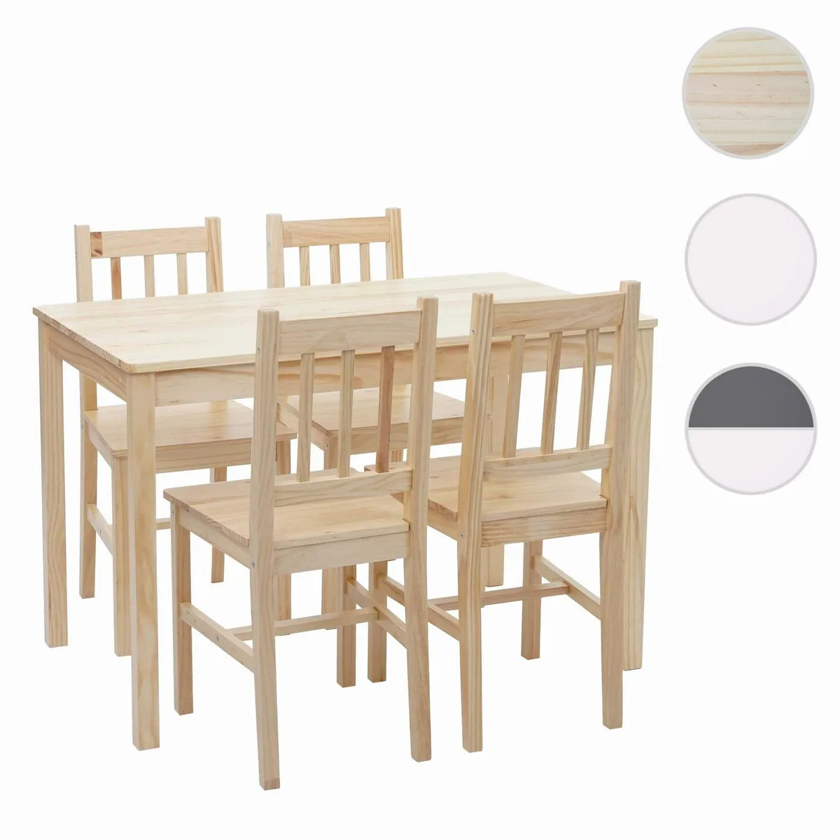 MCW Sitzgruppe MCW-F77-S, 5-tlg, charmant im Landhausstil 3