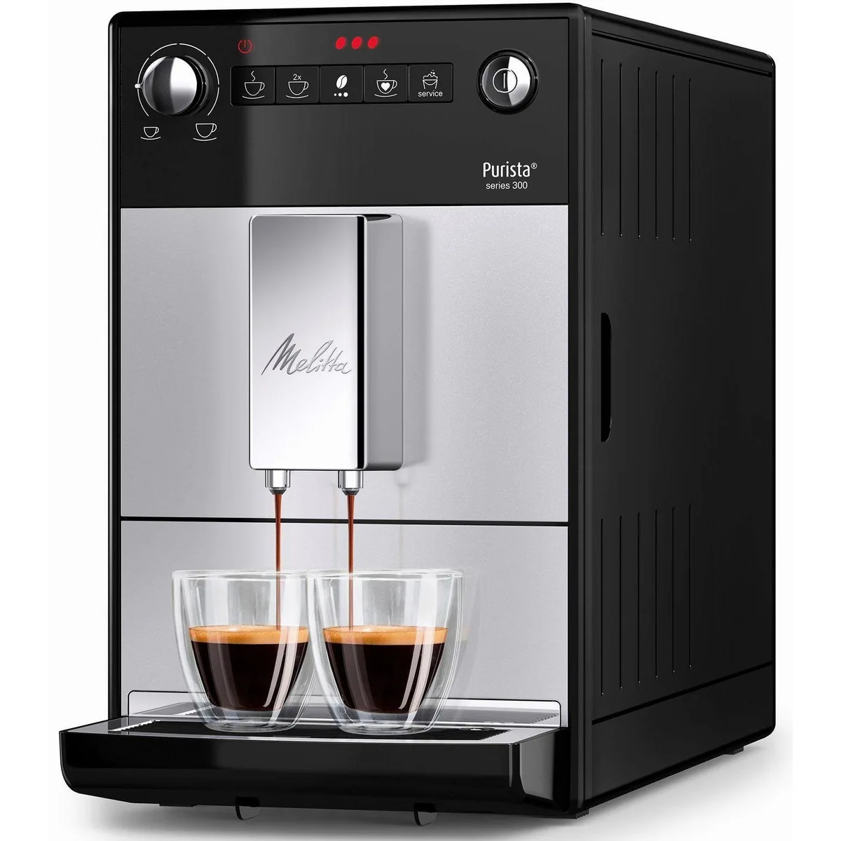 Melitta Kaffeevollautomat Purista F230-101, kompakt, extra leise, Lieblingskaffee-Funktion 2