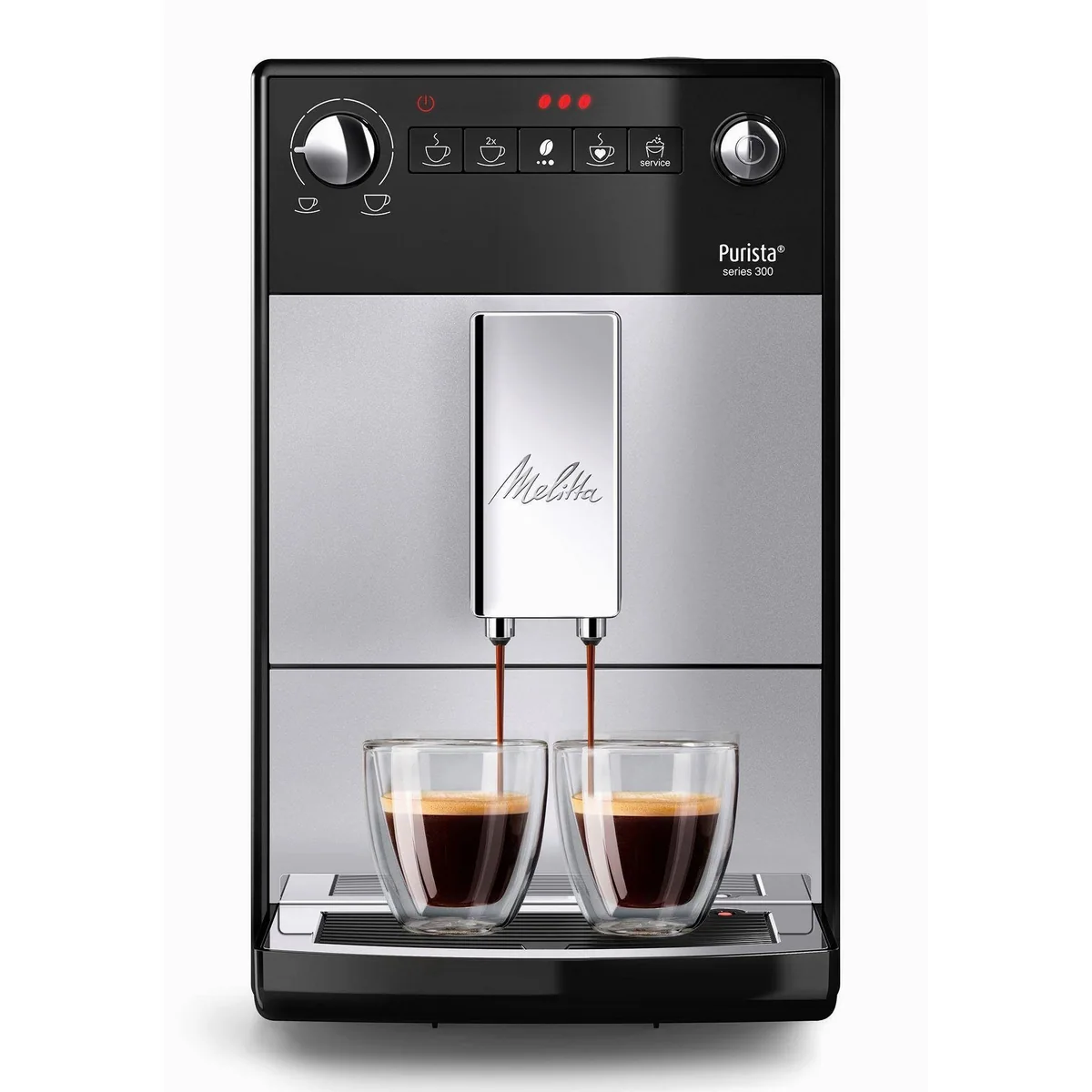Melitta Kaffeevollautomat Purista F230-101, kompakt, extra leise, Lieblingskaffee-Funktion 3