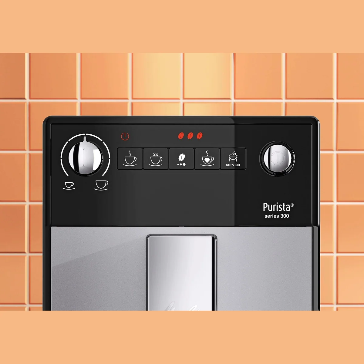 Melitta Kaffeevollautomat Purista F230-101, kompakt, extra leise, Lieblingskaffee-Funktion 4