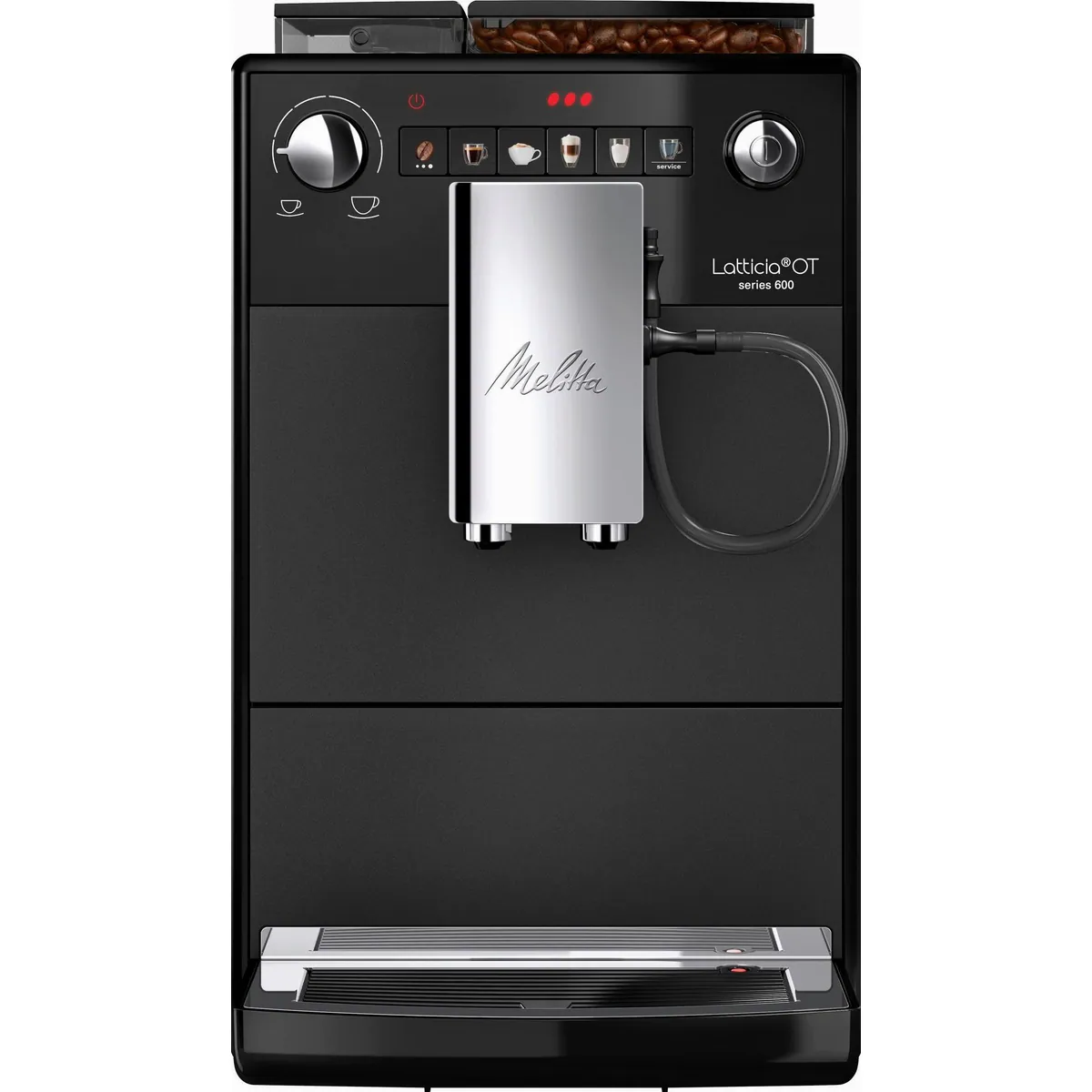 Melitta Latticia One Touch F300-100, doppelte Milchaufschäumung, XL Wassertank & Bohnenbehälter 4
