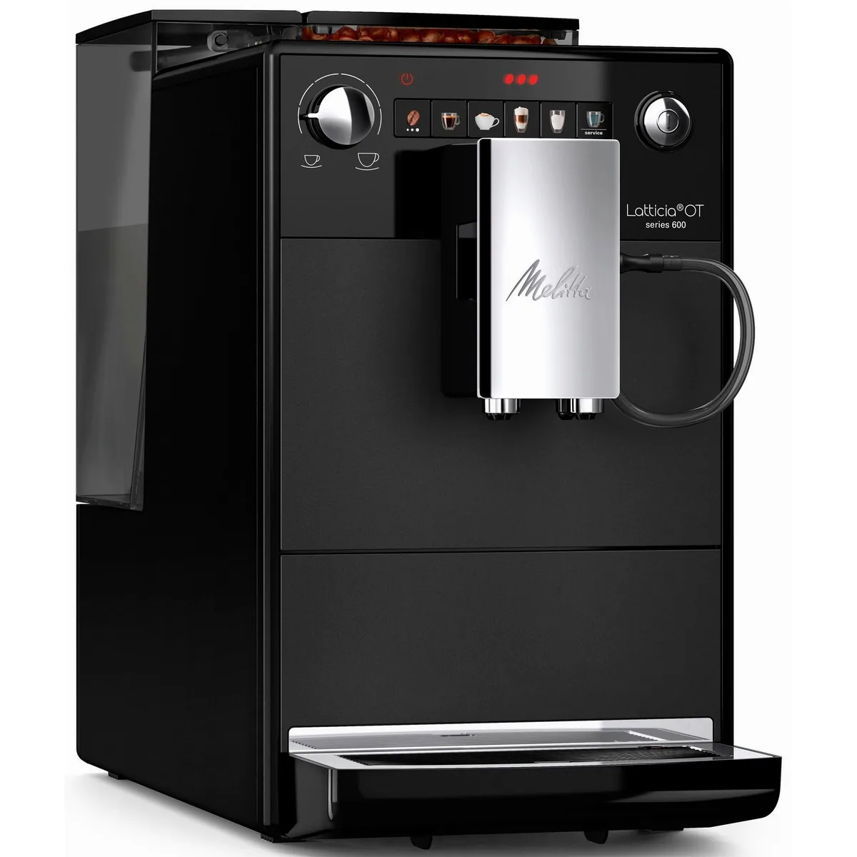 Melitta Latticia One Touch F300-100, doppelte Milchaufschäumung, XL Wassertank & Bohnenbehälter 5