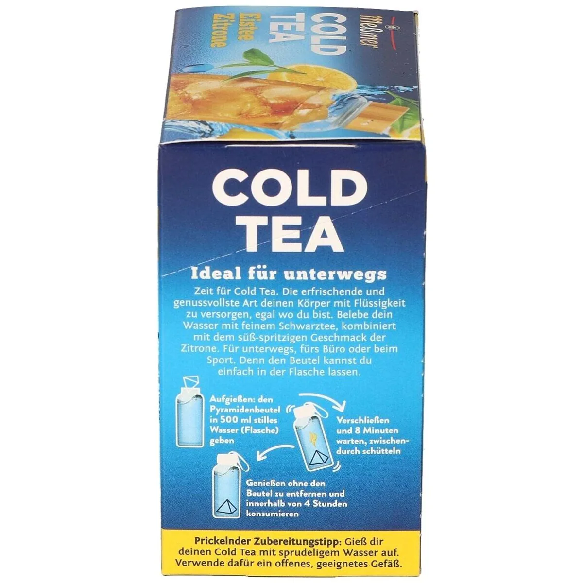 Meßmer Cold Tea Zitrone, erfrischend kalorienfrei, Schwarzteebasis 4