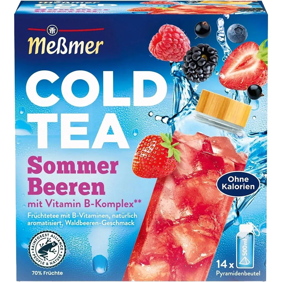Meßmer Cold Tea Sommer-Beeren, fruchtiger Genuss für heiße Tage